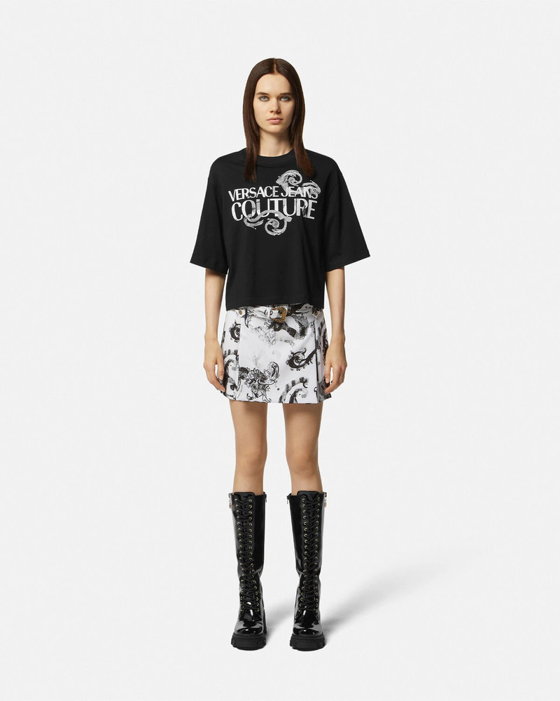 VERSACE JEANS COUTURE Watercolor Couture Logo T-Shirt outlook