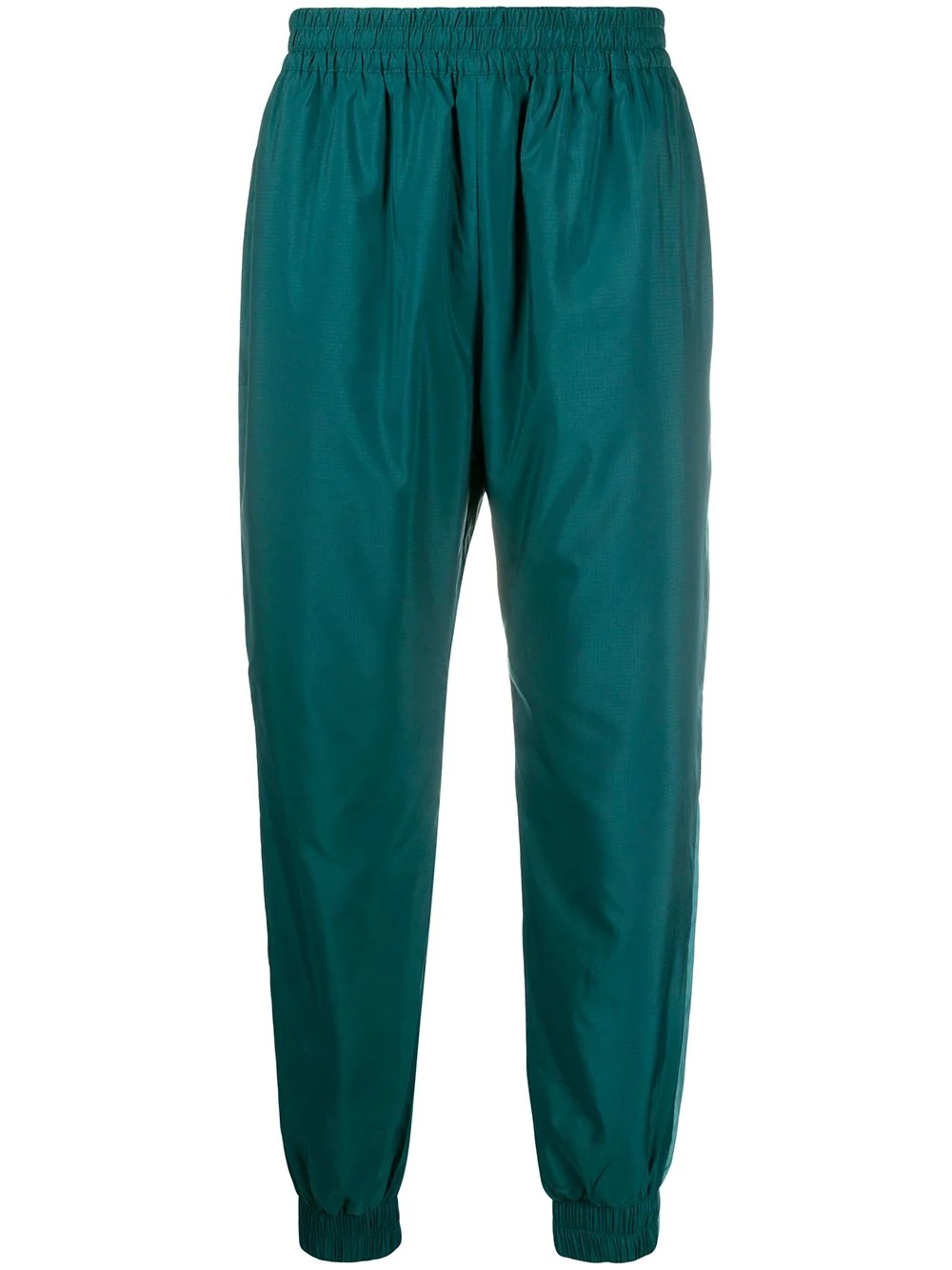 two-tone tapered track pants - 1