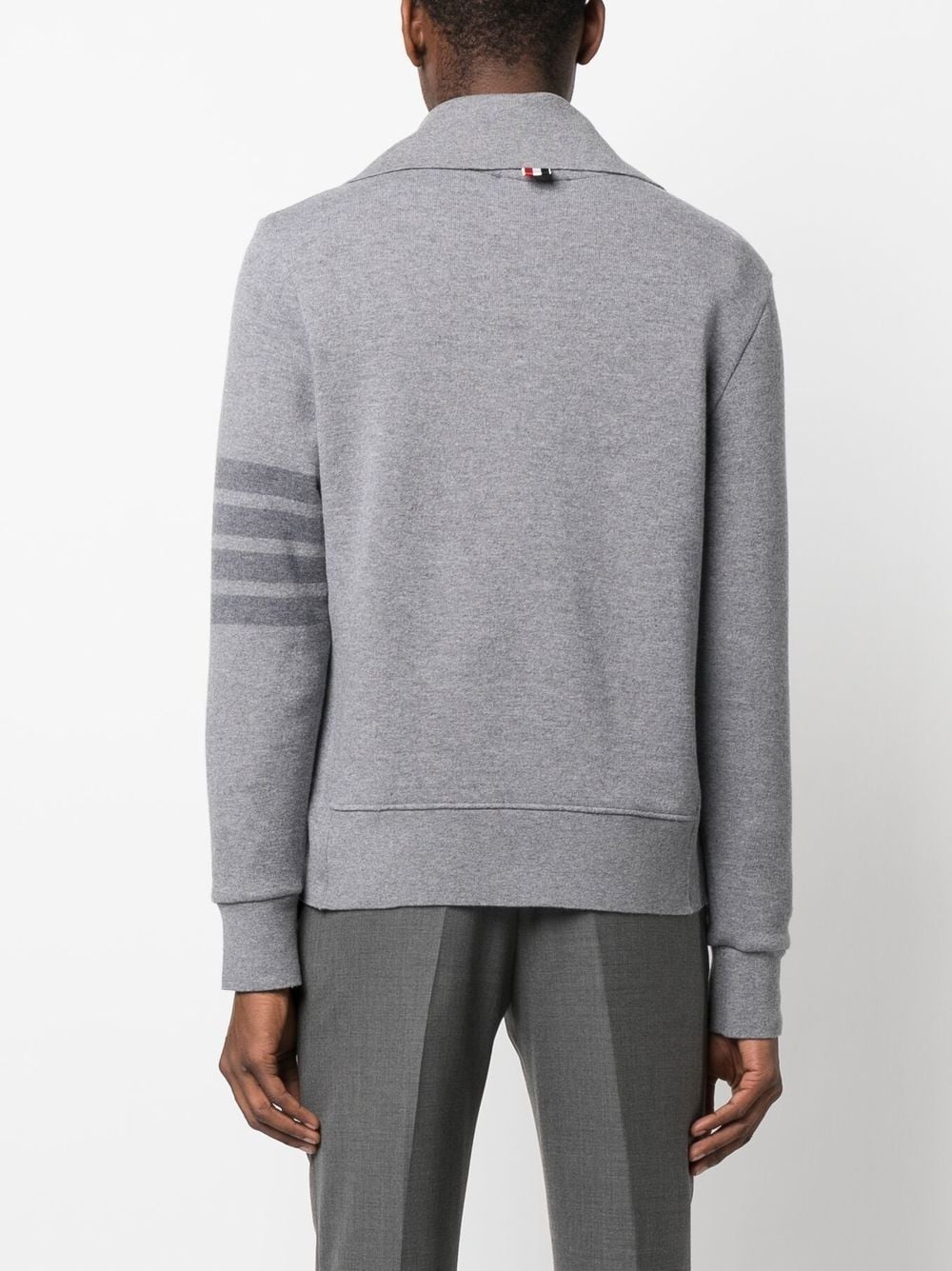 stripe-detail knit jumper - 4