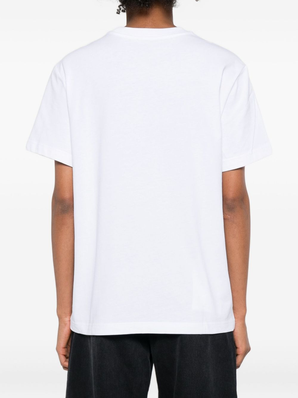 logo-print organic cotton T-shirt - 4