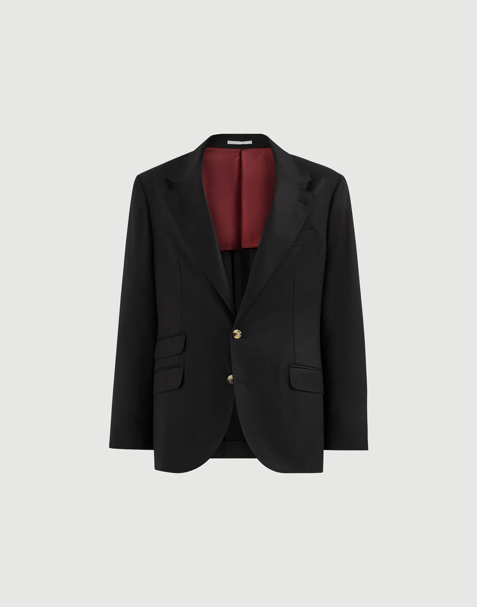 Virgin wool flannel deconstructed Cavallo blazer - 1