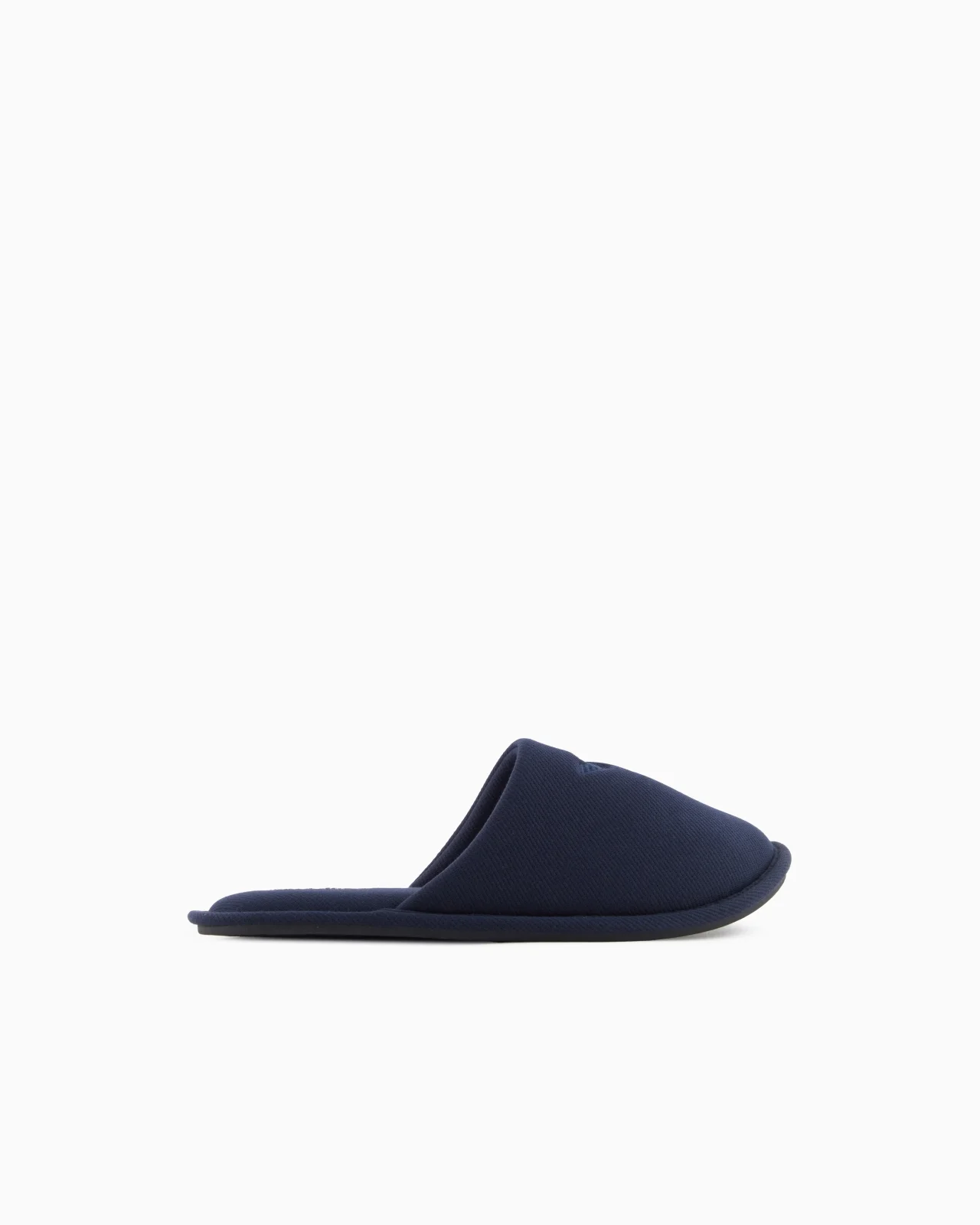 TWILL SLIPPERS WITH EAGLE EMBROIDERY - 1