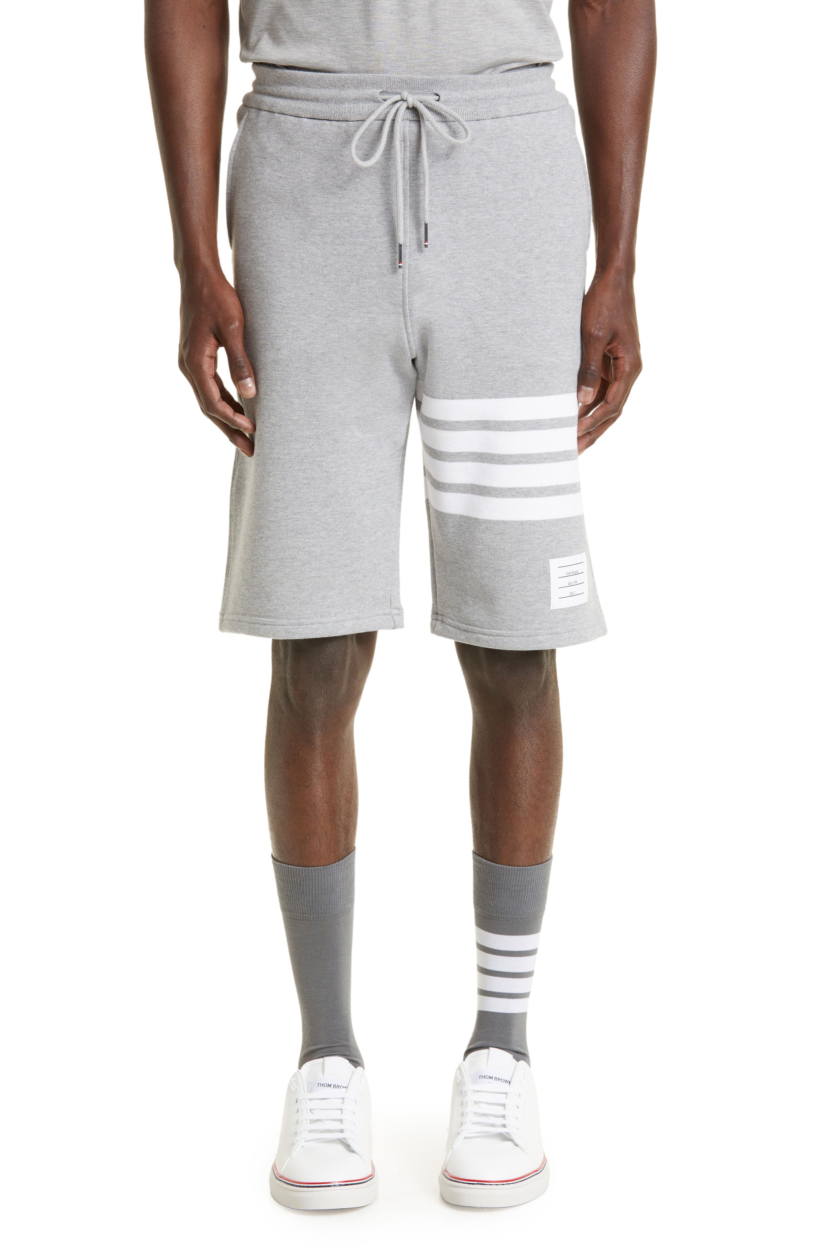 Four Bar Sweat Shorts - 1