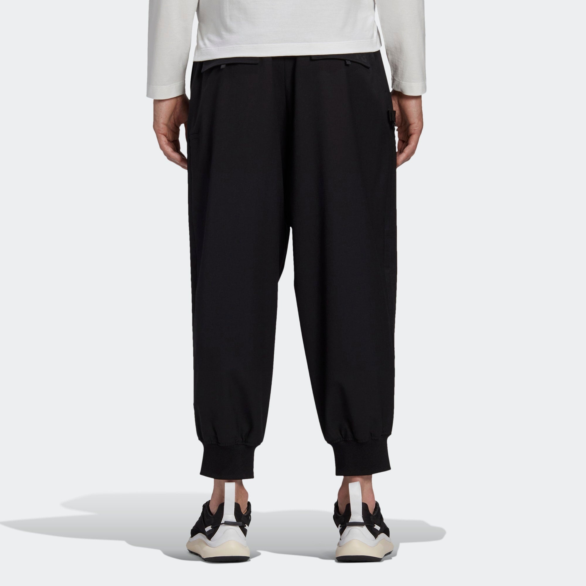 adidas Y-3 Classic Refined Wool Cuff Pants 'Black' GK4567 - 6
