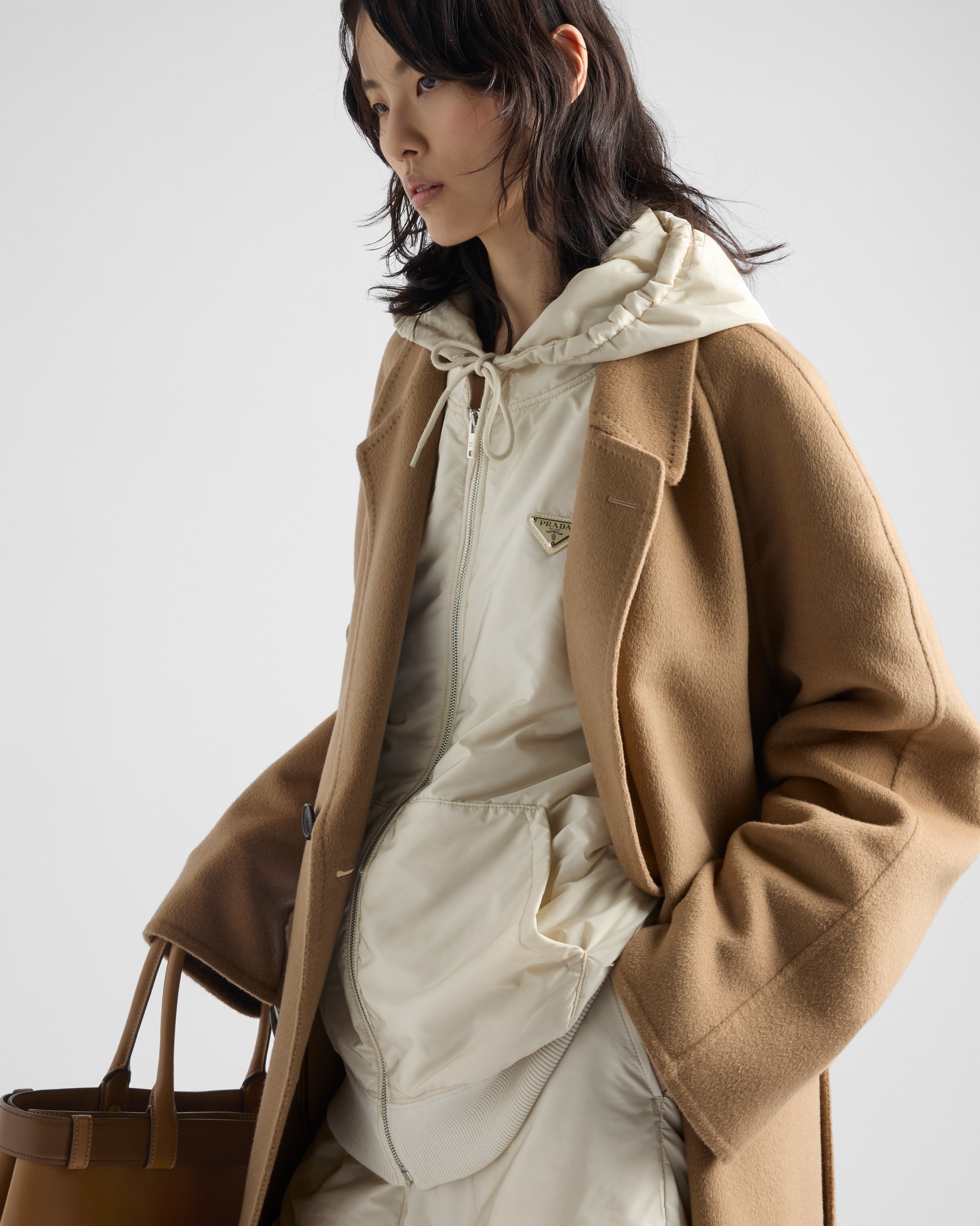 Lightweight hooded Re-Nylon blouson jacket - 3