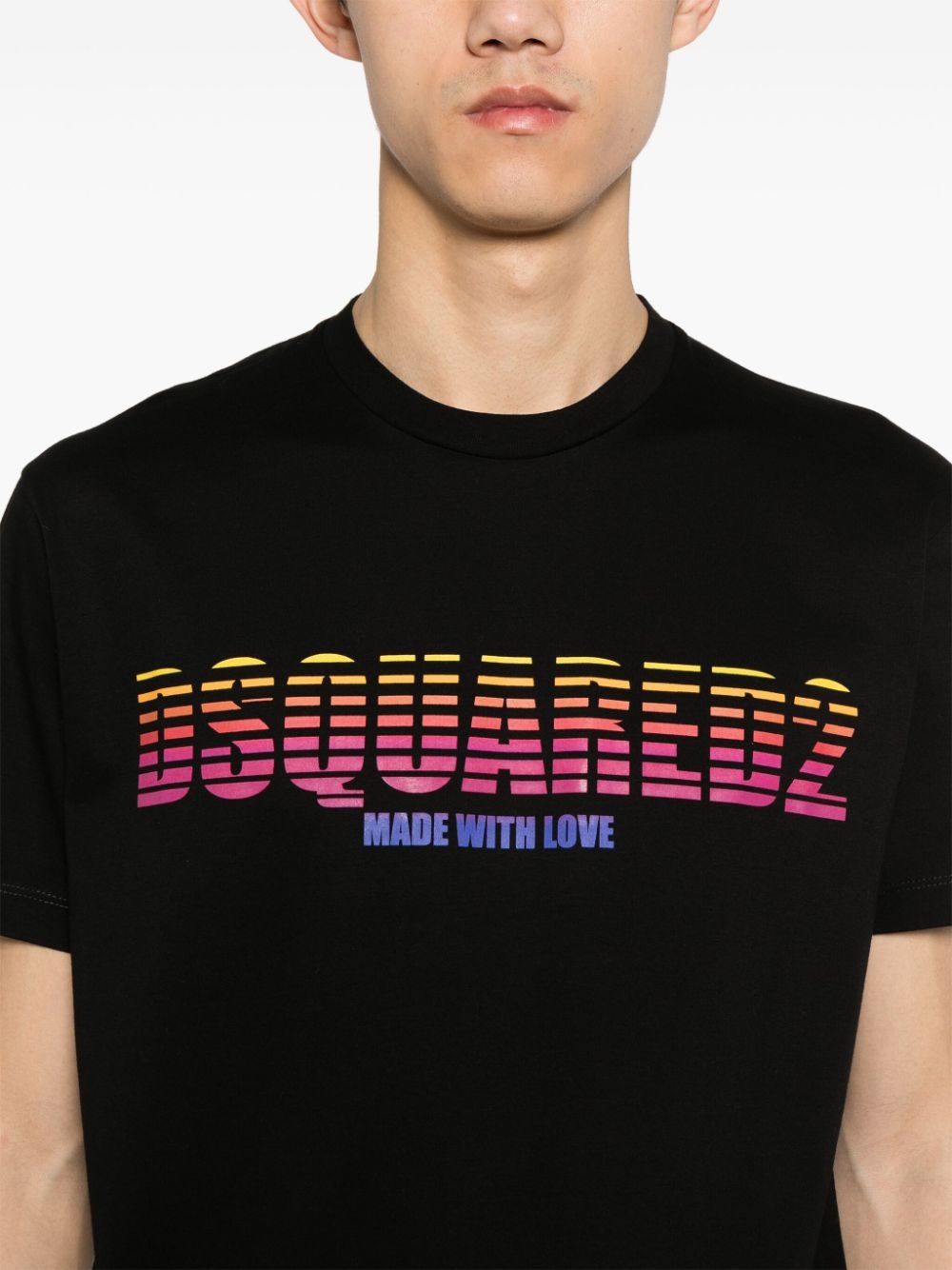 logo-print cotton T-shirt - 5