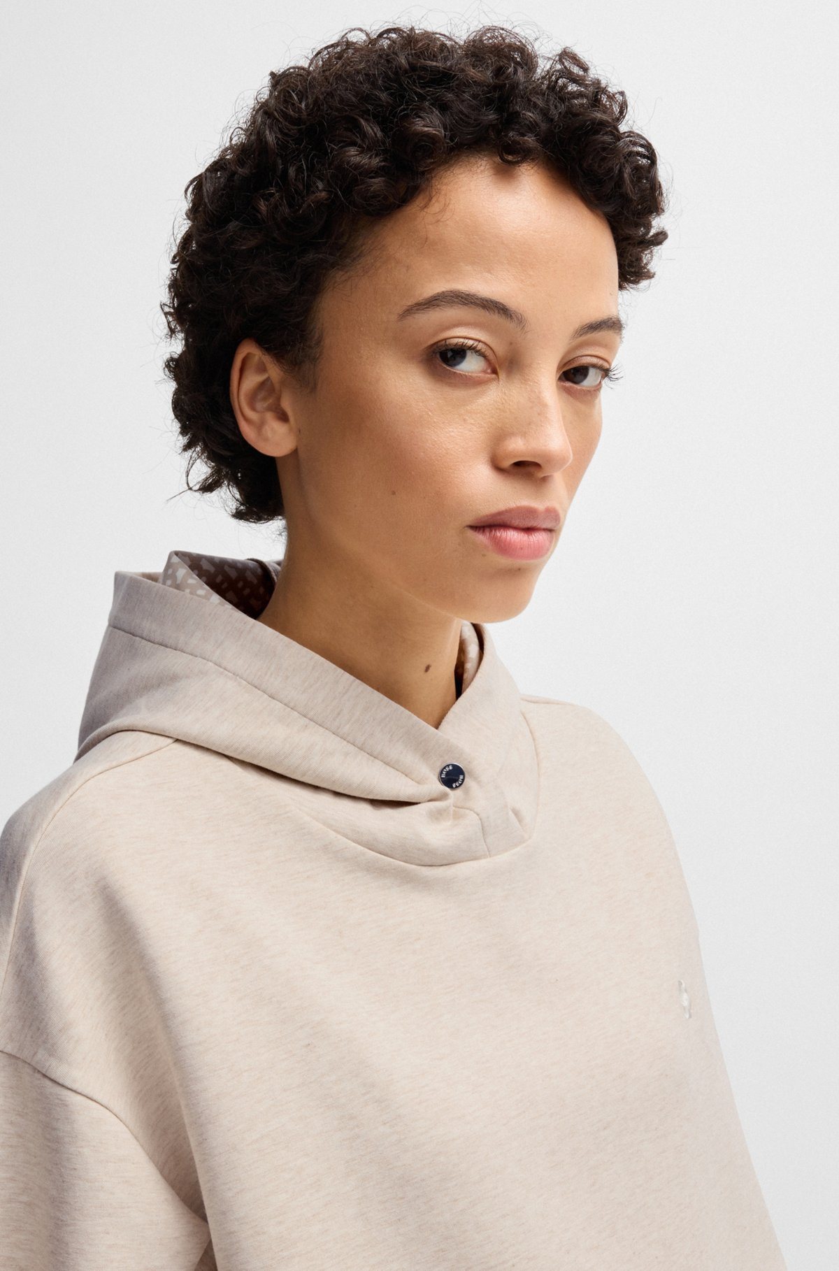 HOODIE WITH DOUBLE B MONOGRAM - 5