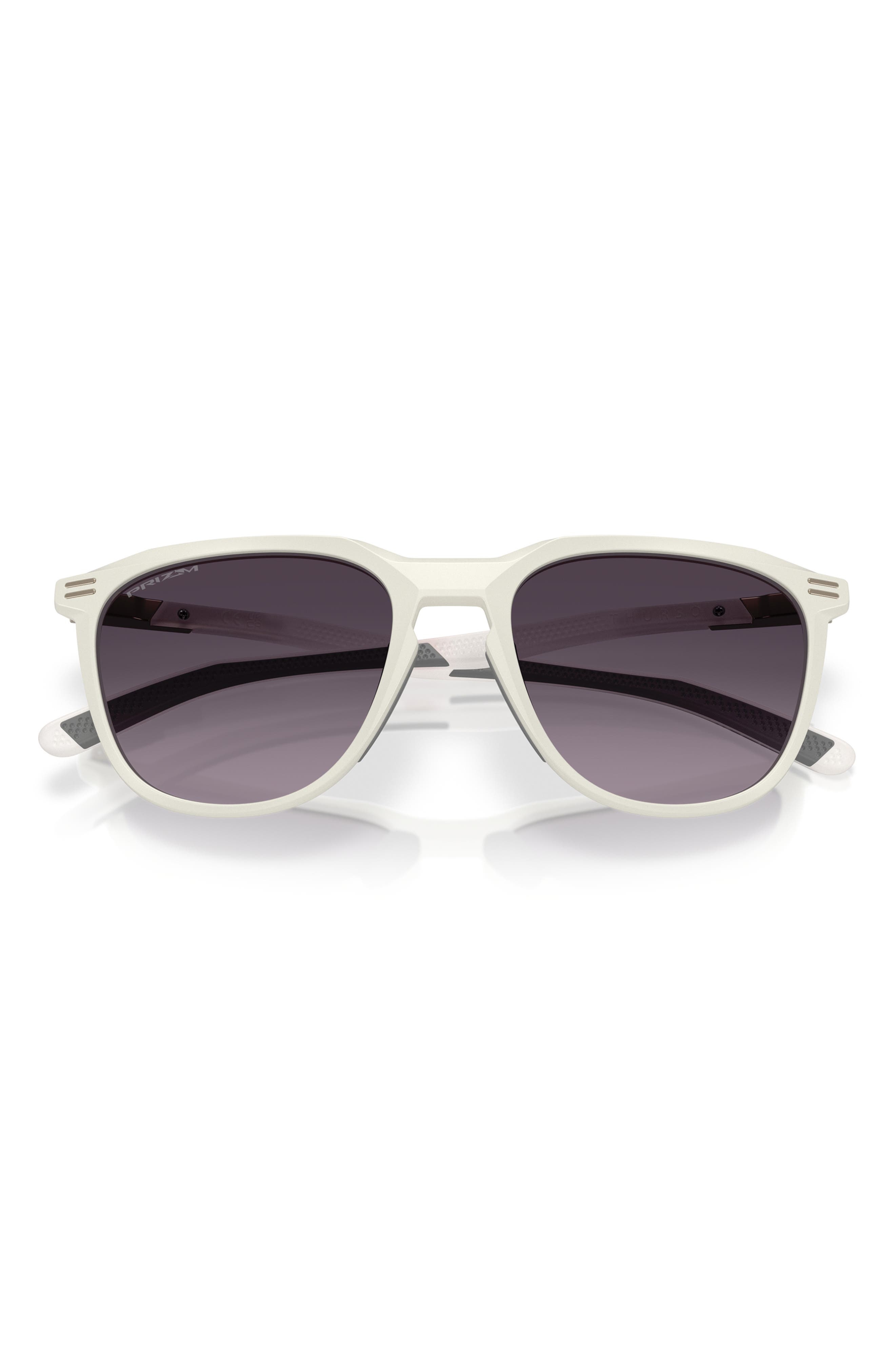 Oakley Thurso 54mm Prizm™ Gradient Round Sunglasses in Matte Mist /Grey at Nordstrom - 3