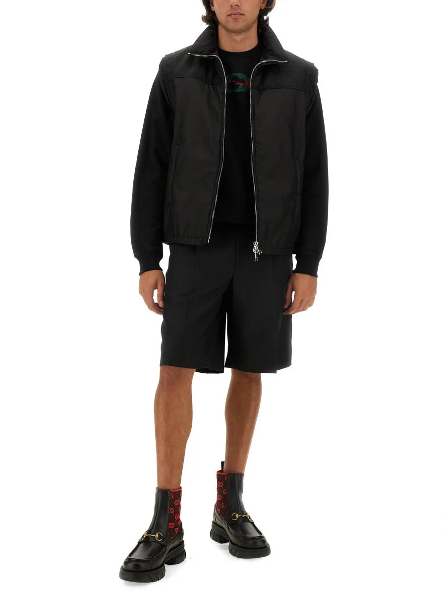 Gucci Men Nylon Gg Vest - 1