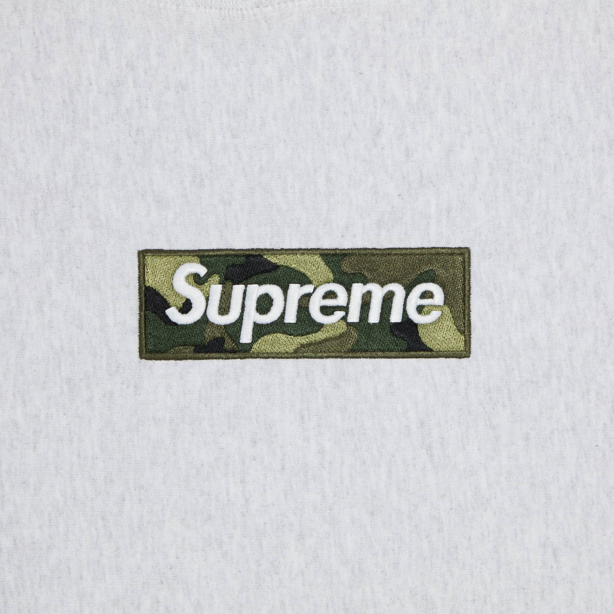 Supreme Box Logo Hooded Sweatshirt 'Ash Grey' - 2