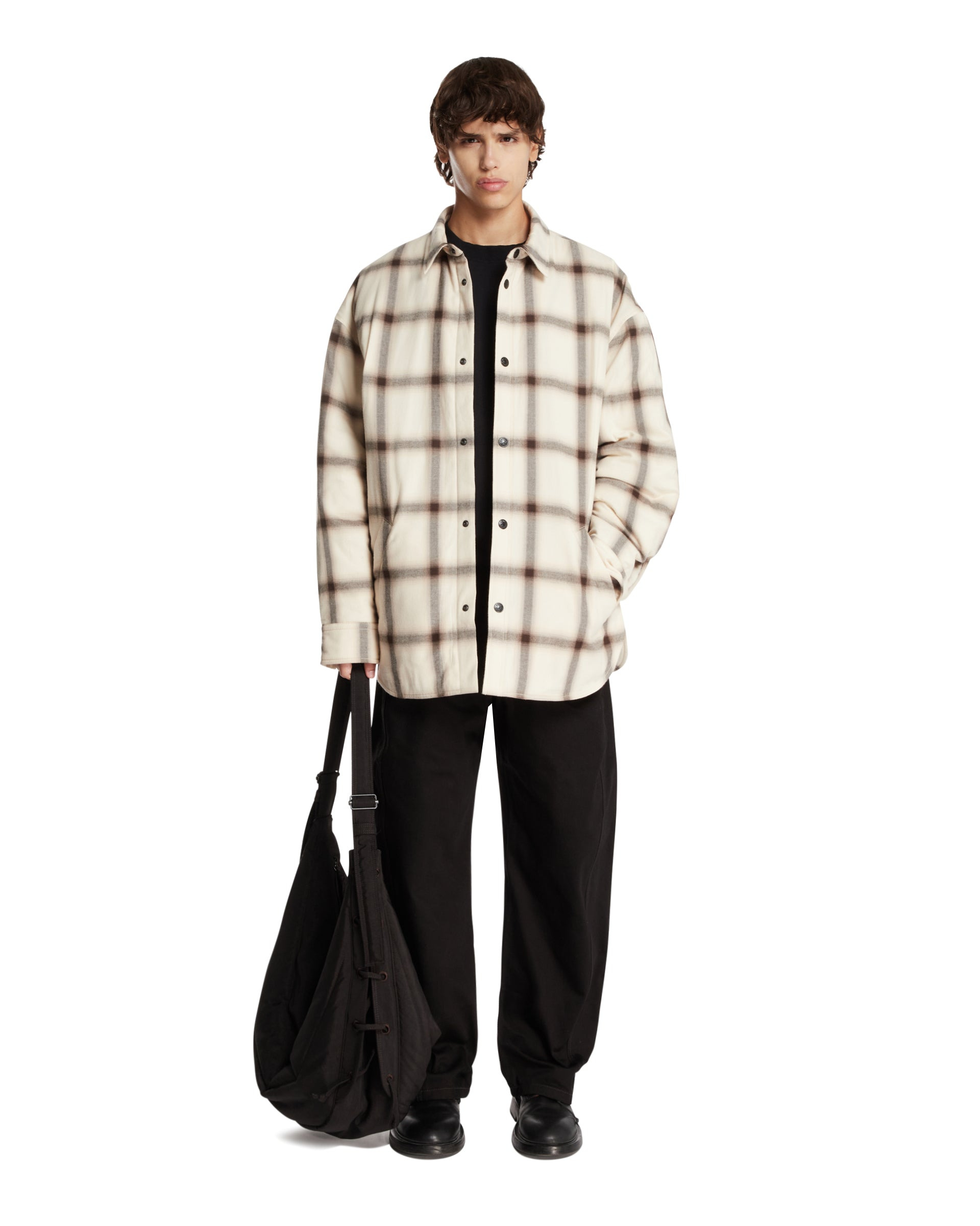 Beige Flannel Shirt - 2