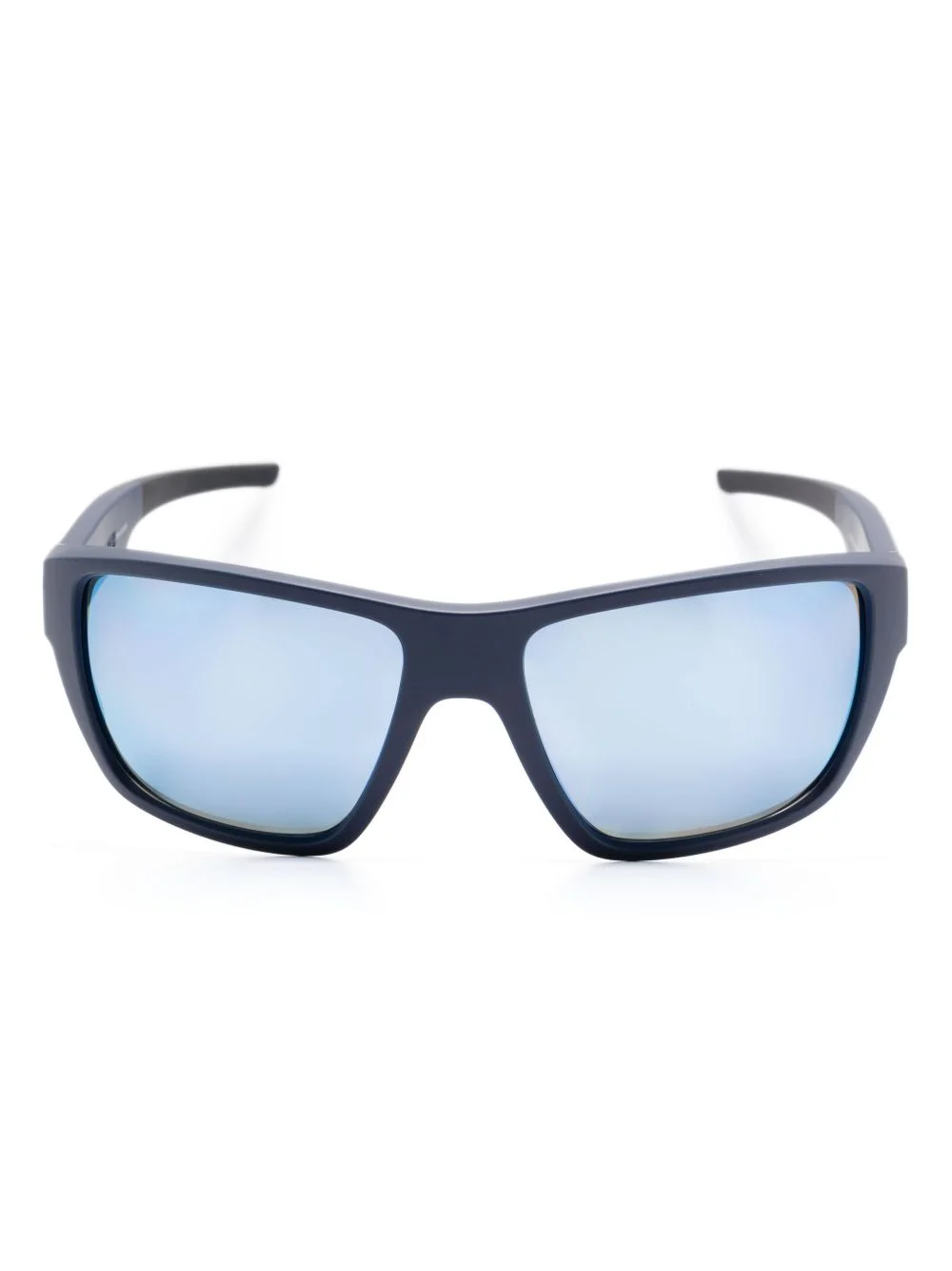 biker-style frame sunglasses - 1