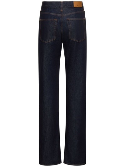 Loro Piana Sade high waist denim straight jeans outlook
