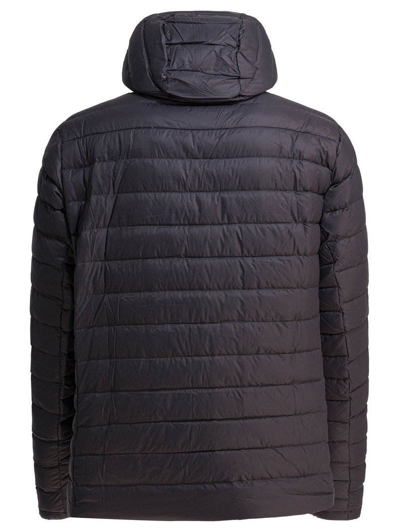 Patagonia Down Sweater Hoody Jackets Grey outlook