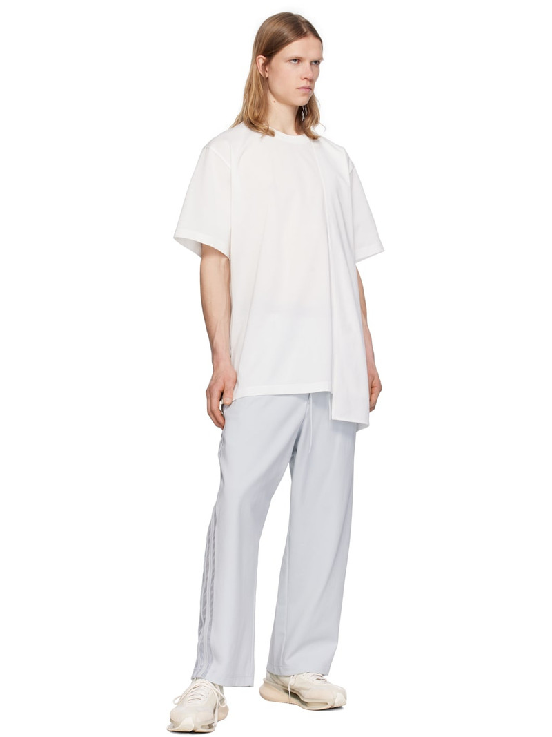 Y-3 Gray Mesh TP Sweatpants outlook