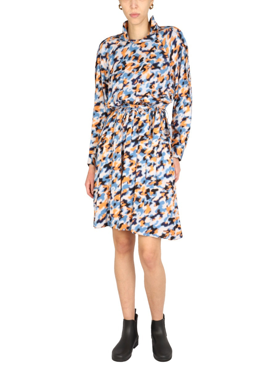 Kenzo Women "Blurred Flowers" Dress - 2