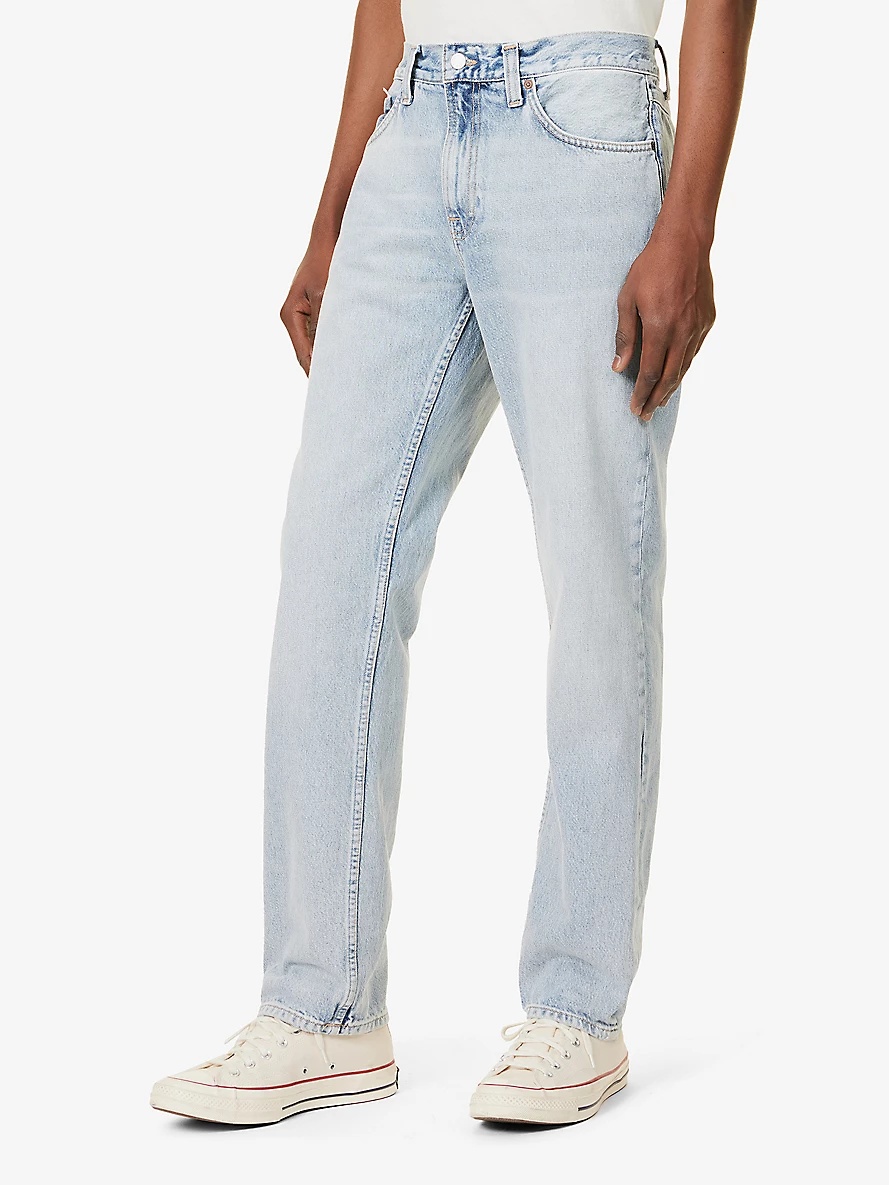 Gritty Jackson straight-leg mid-rise jeans - 3