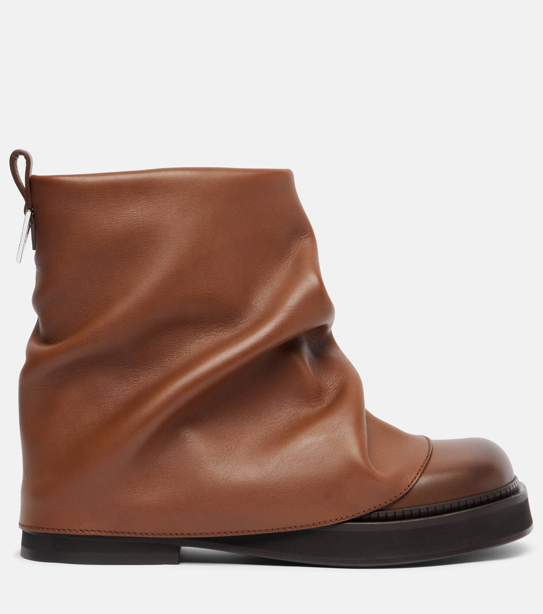 Mini Robin leather combat boots - 4