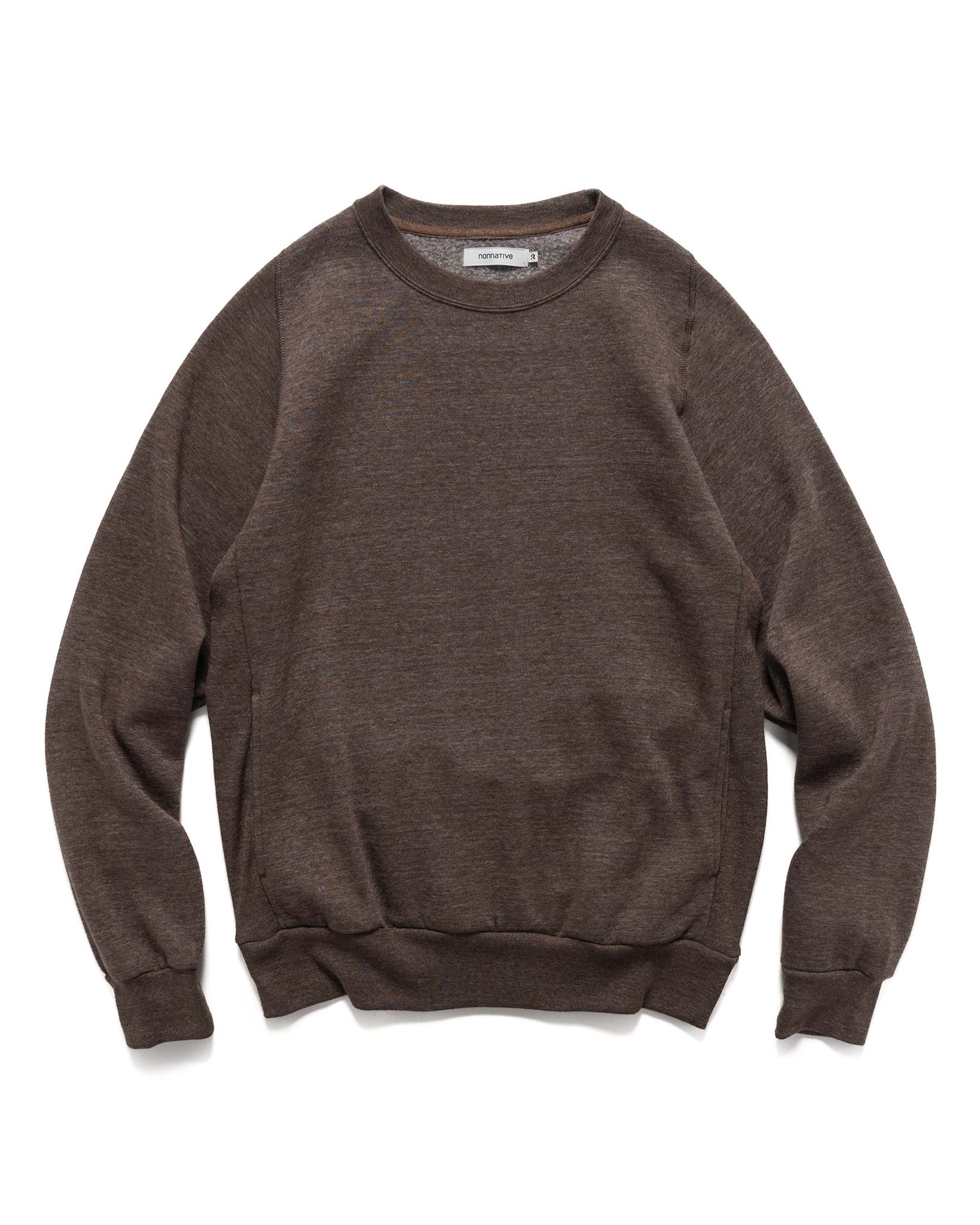 Dweller Crew Pullover C/P/R Sweat Brown - 1