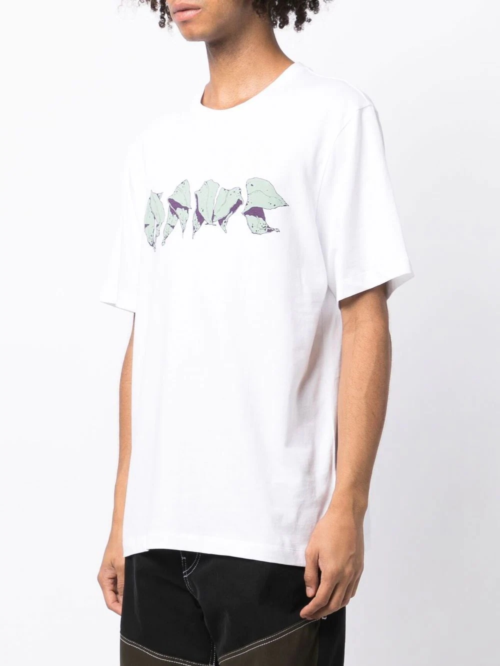 logo-print short-sleeved T-shirt - 3