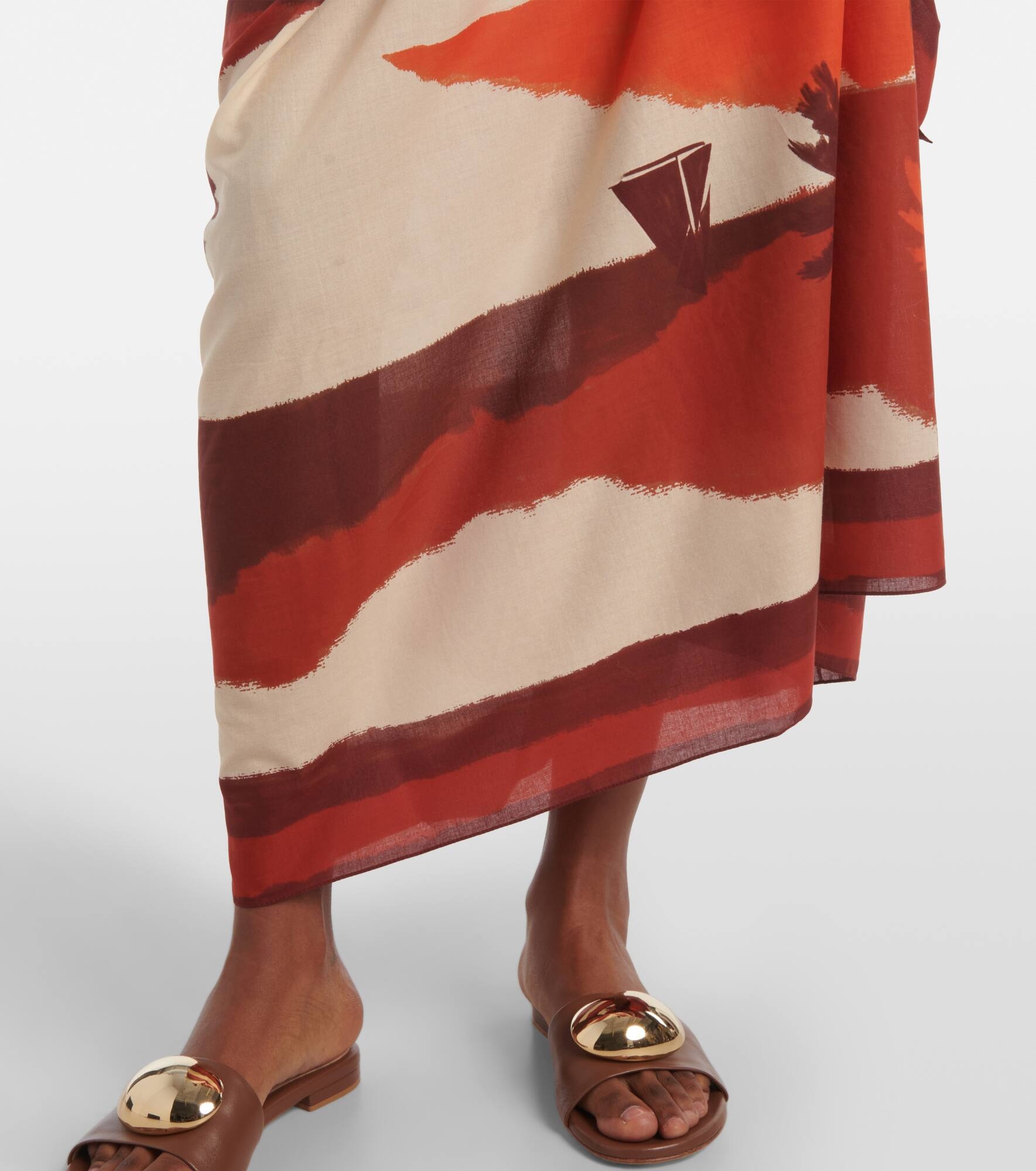 Sailing Landscapes cotton beach cover-up - 5