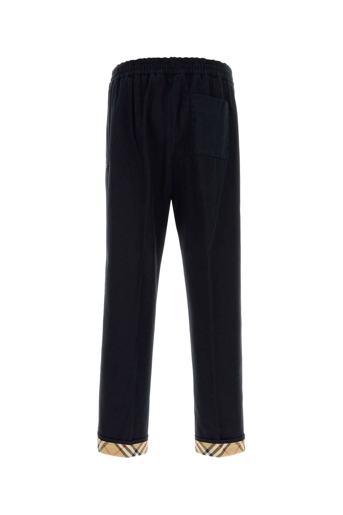 Navy blue gabardine pant - 2