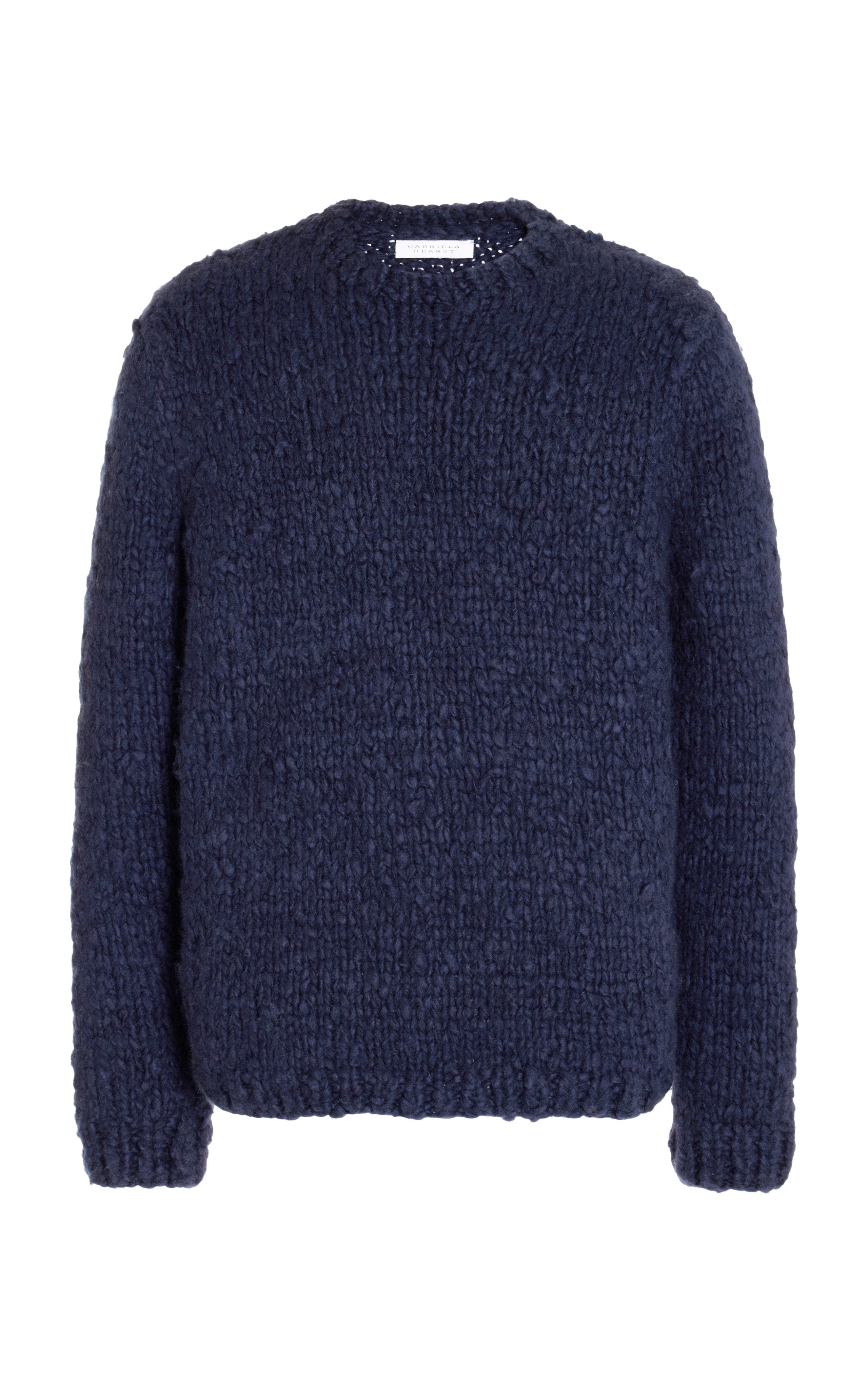 Lawrence Knit Sweater in Navy Welfat Cashmere - 1