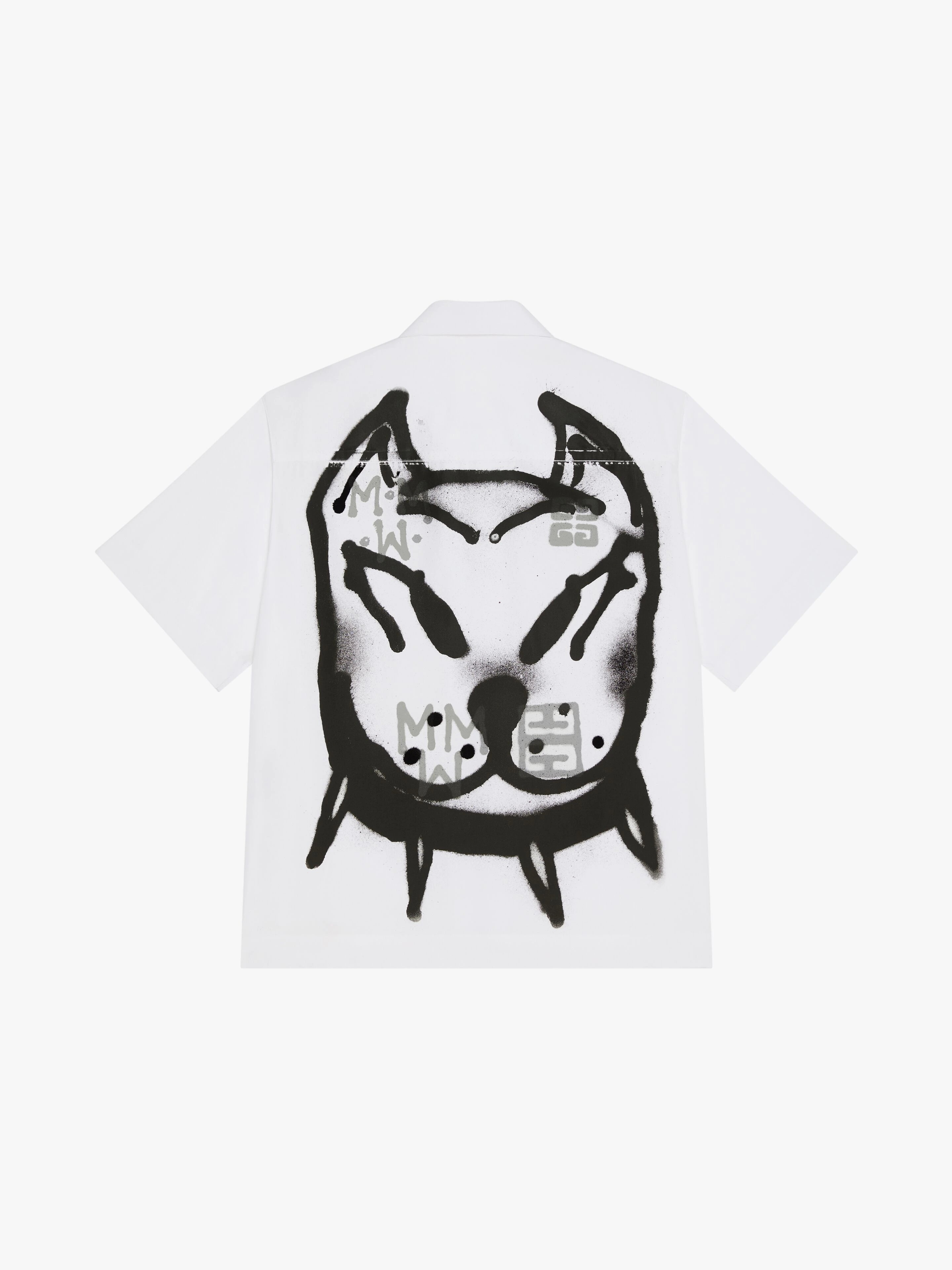 SHIRT IN POPLIN WITH PRINT - 5