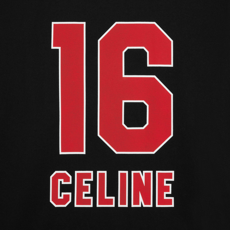 Celine 16 skater t-shirt in cotton jersey 3