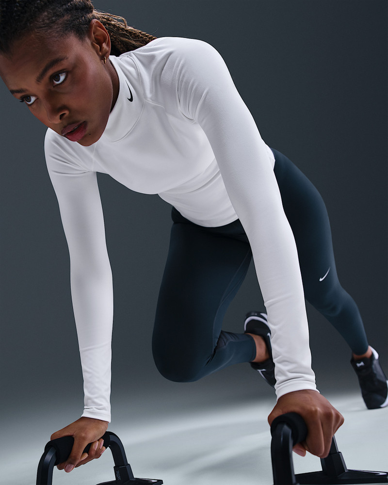 Nike Pro Women's Dri-FIT Long-Sleeve Mock-Neck Top 3