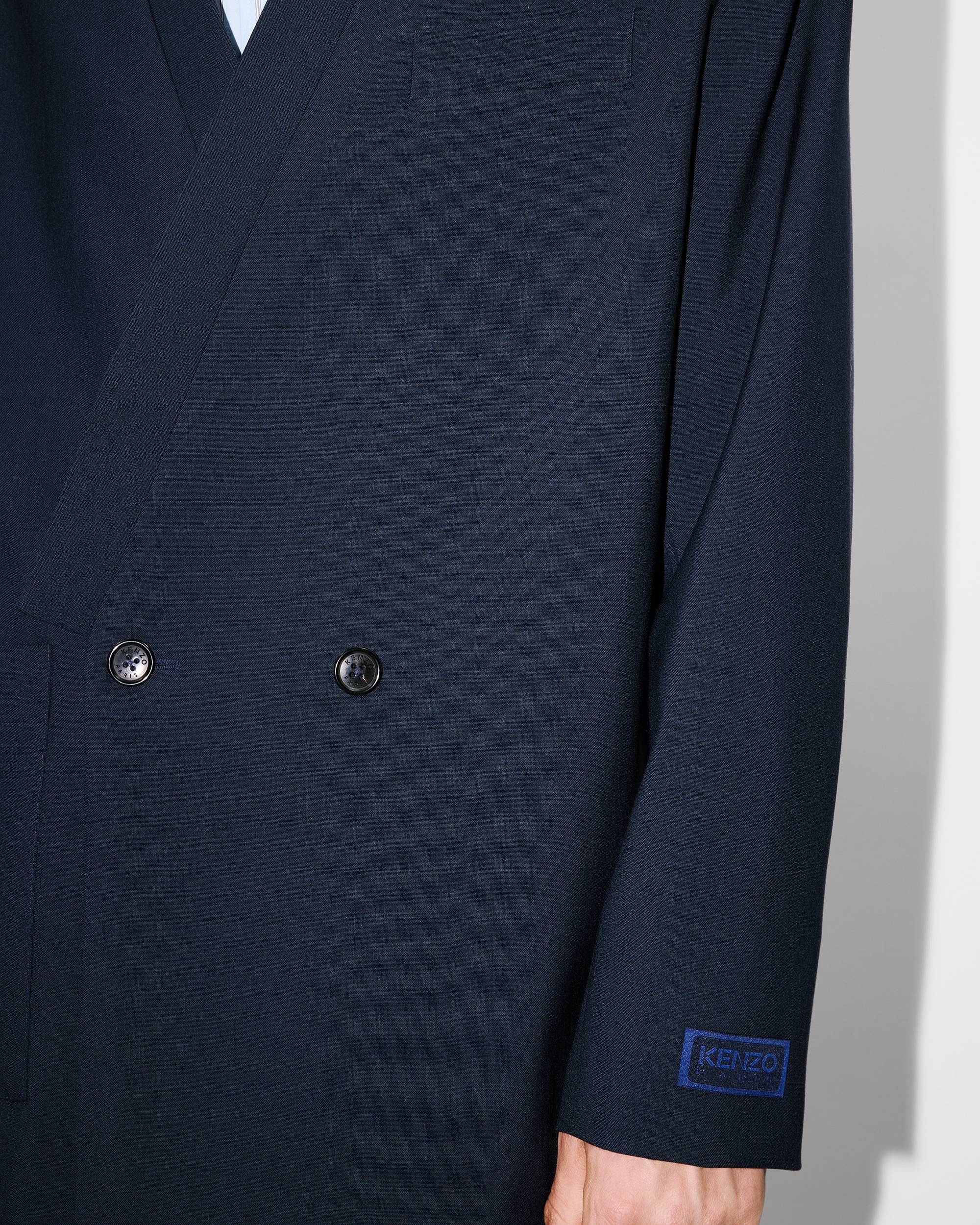 Tailored kimono jacket in virgin wool - 8