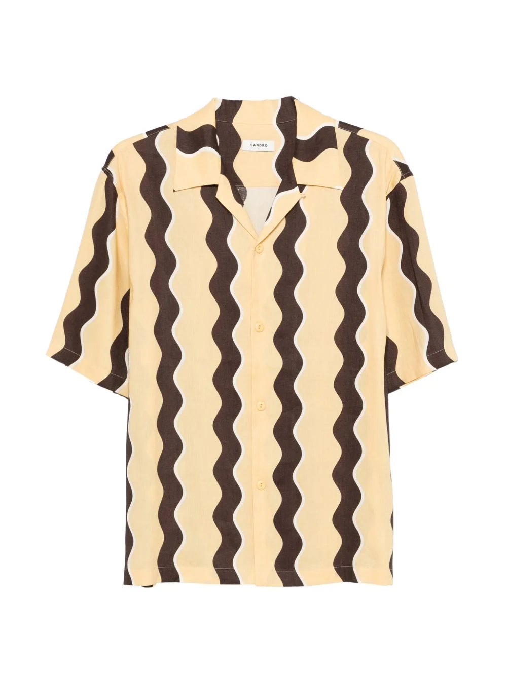 wavy buttoned shirt - 1