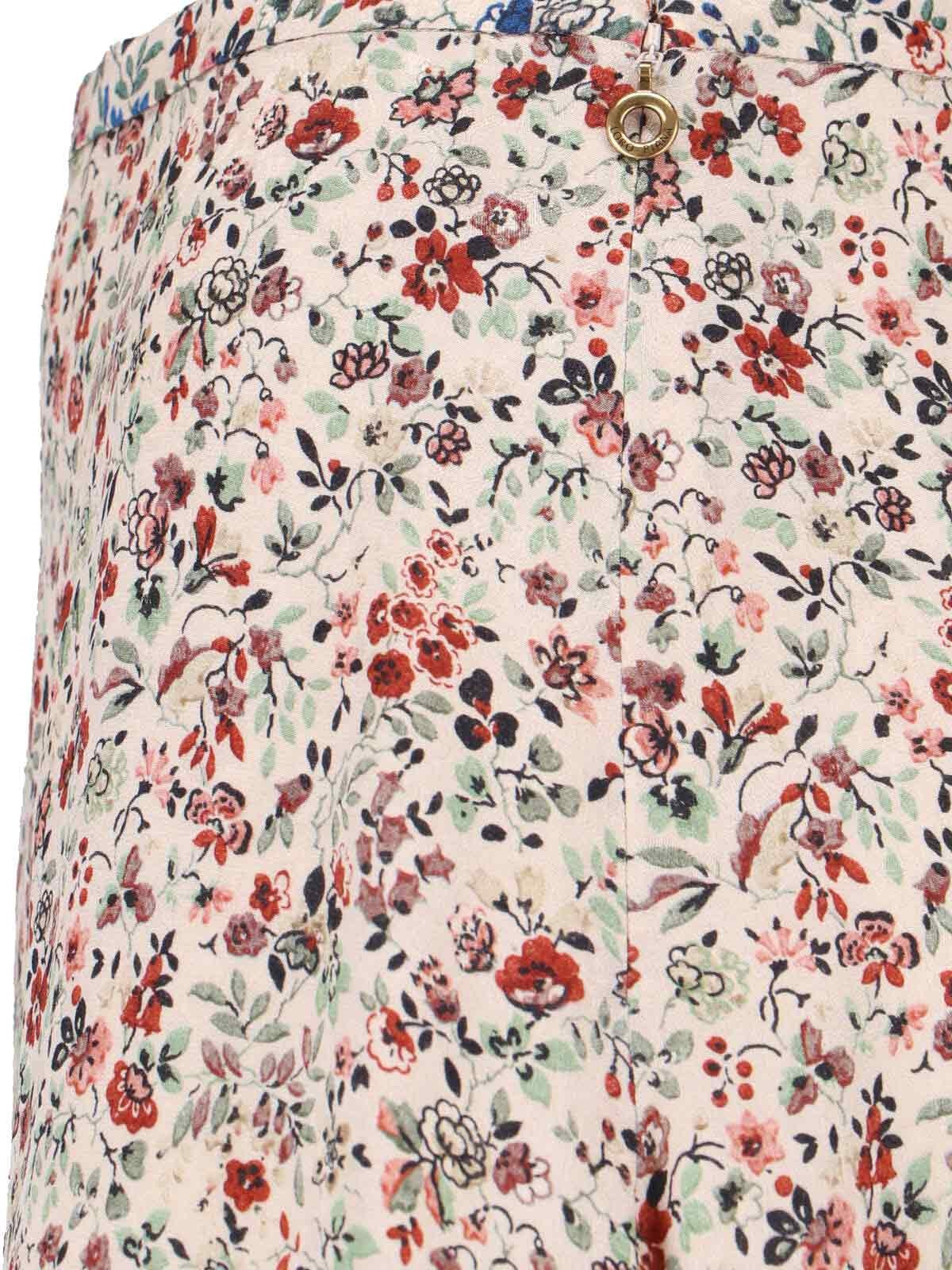 SILK MIDI SKIRT - 4