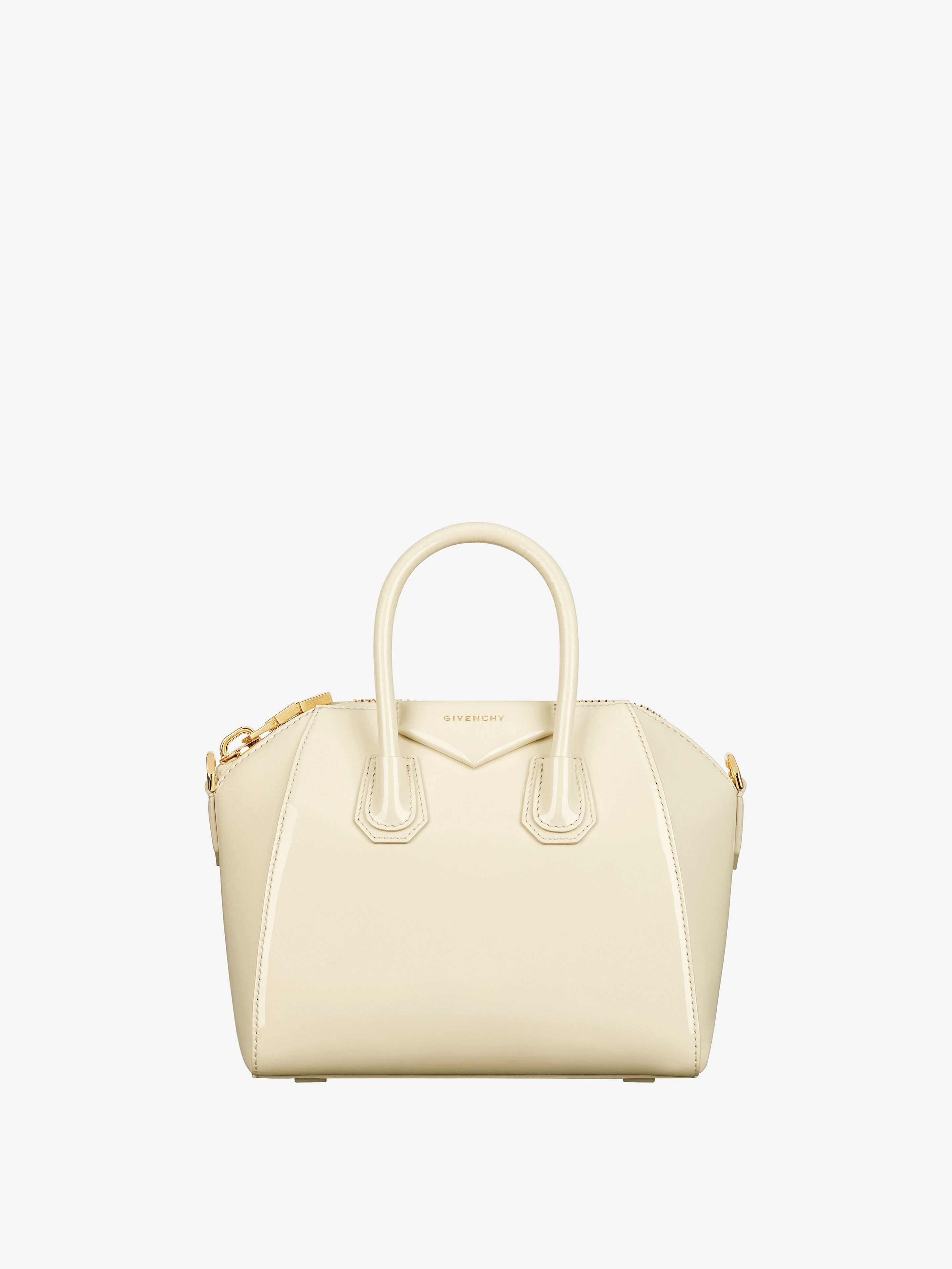 MINI ANTIGONA BAG IN PATENT LEATHER - 1