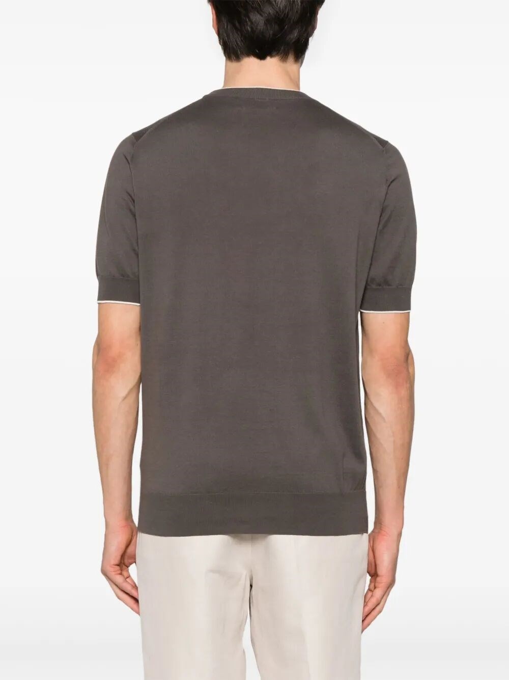 Tシャツ・カットソー Brunello Cucinelli Short Sleeve Crew-Neck Sweater Brunello Cucinelli Short Sleeve Crew-Neck Sweater