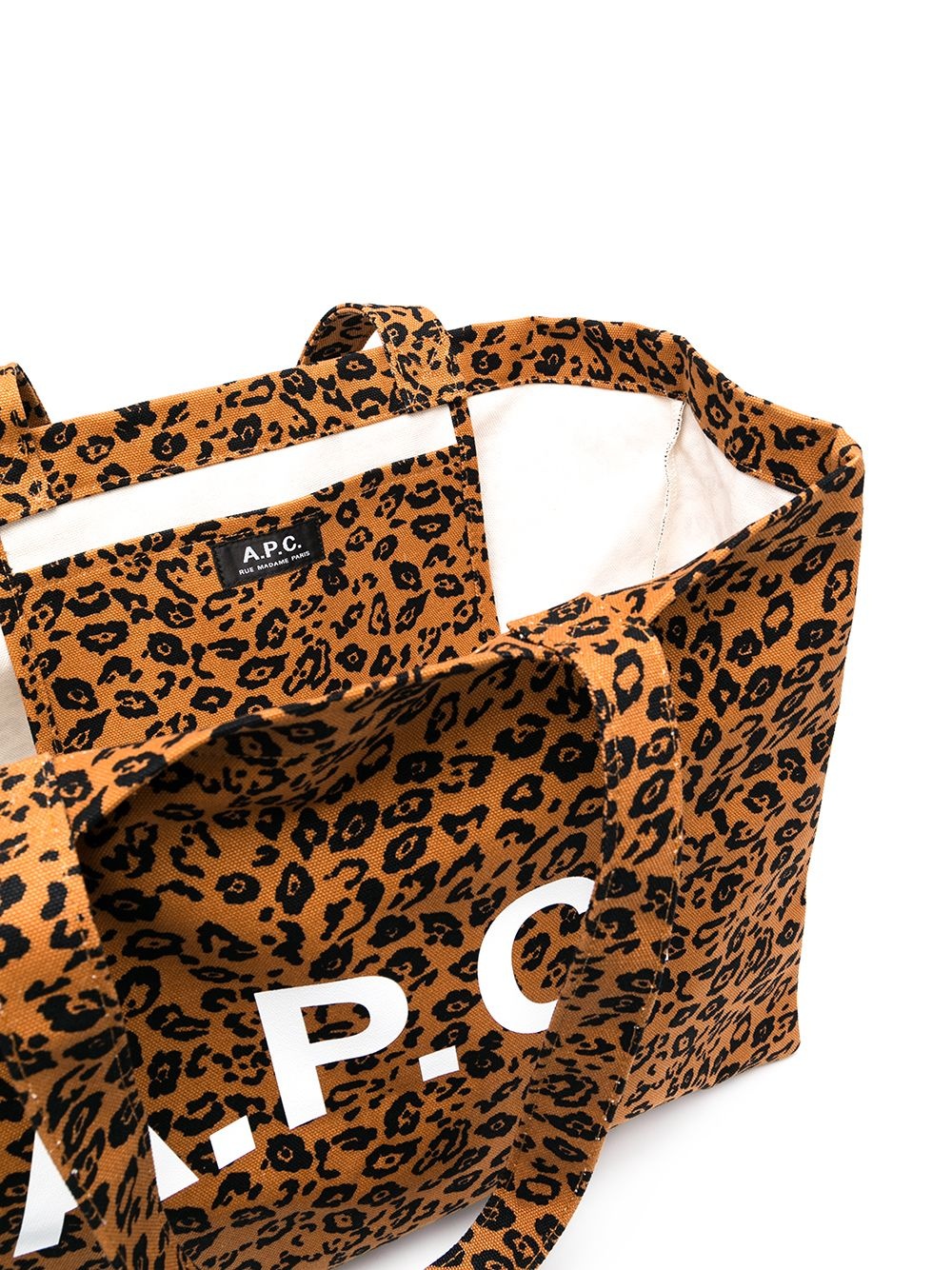 leopard print tote bag - 5