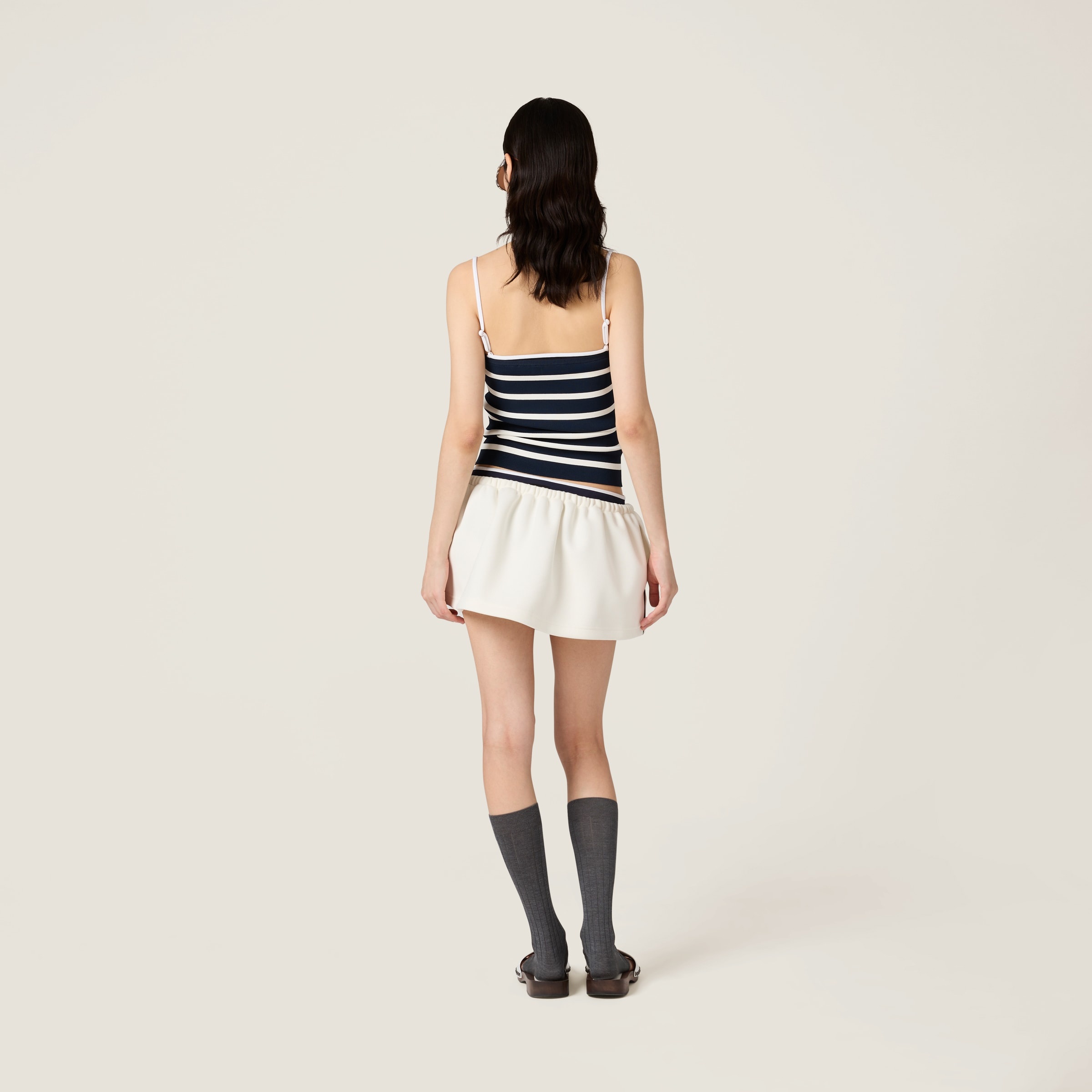Striped knit tube top - 3