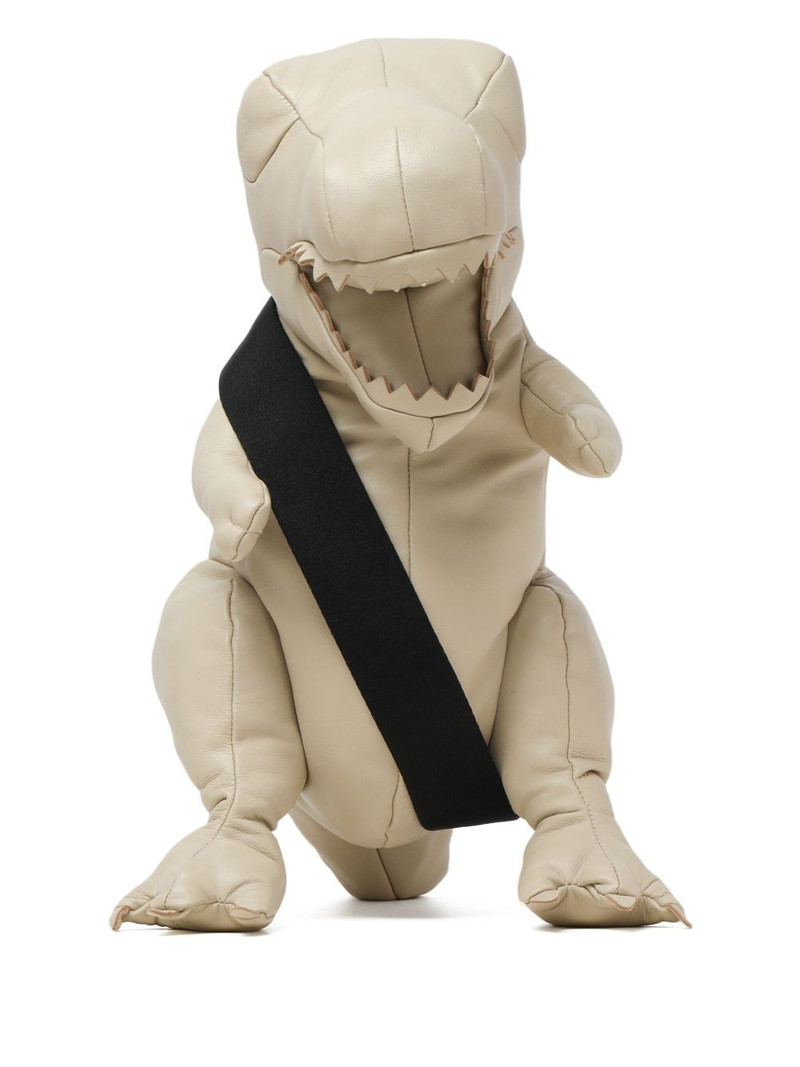 dinosaur-shaped leather messenger bag 1