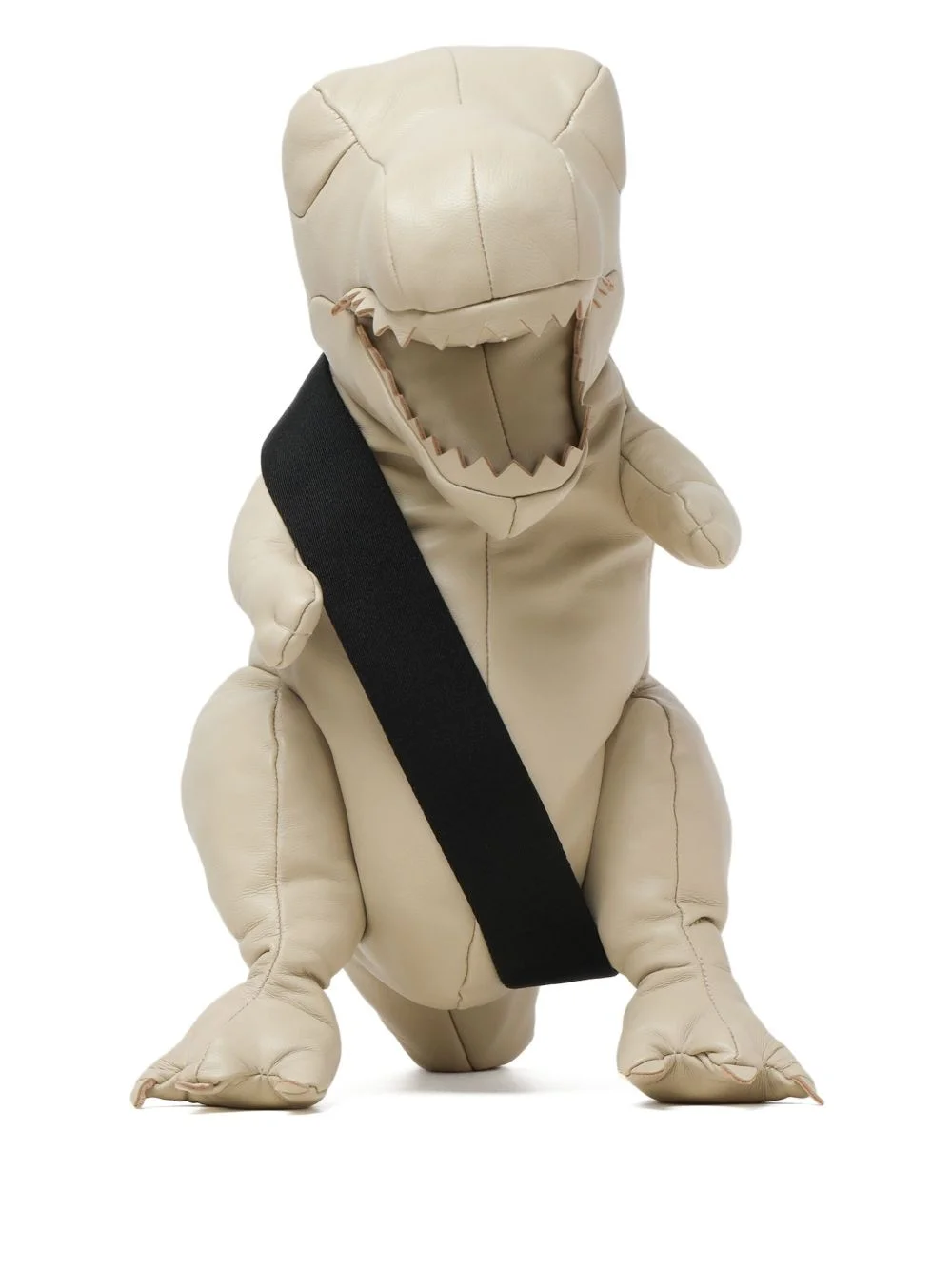 dinosaur-shaped leather messenger bag - 1