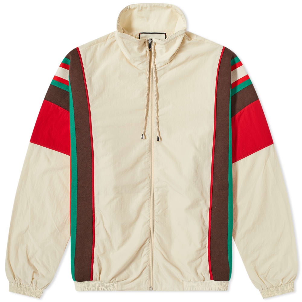 Gucci GRG Web Crinkle Nylon Track Jacket - 1