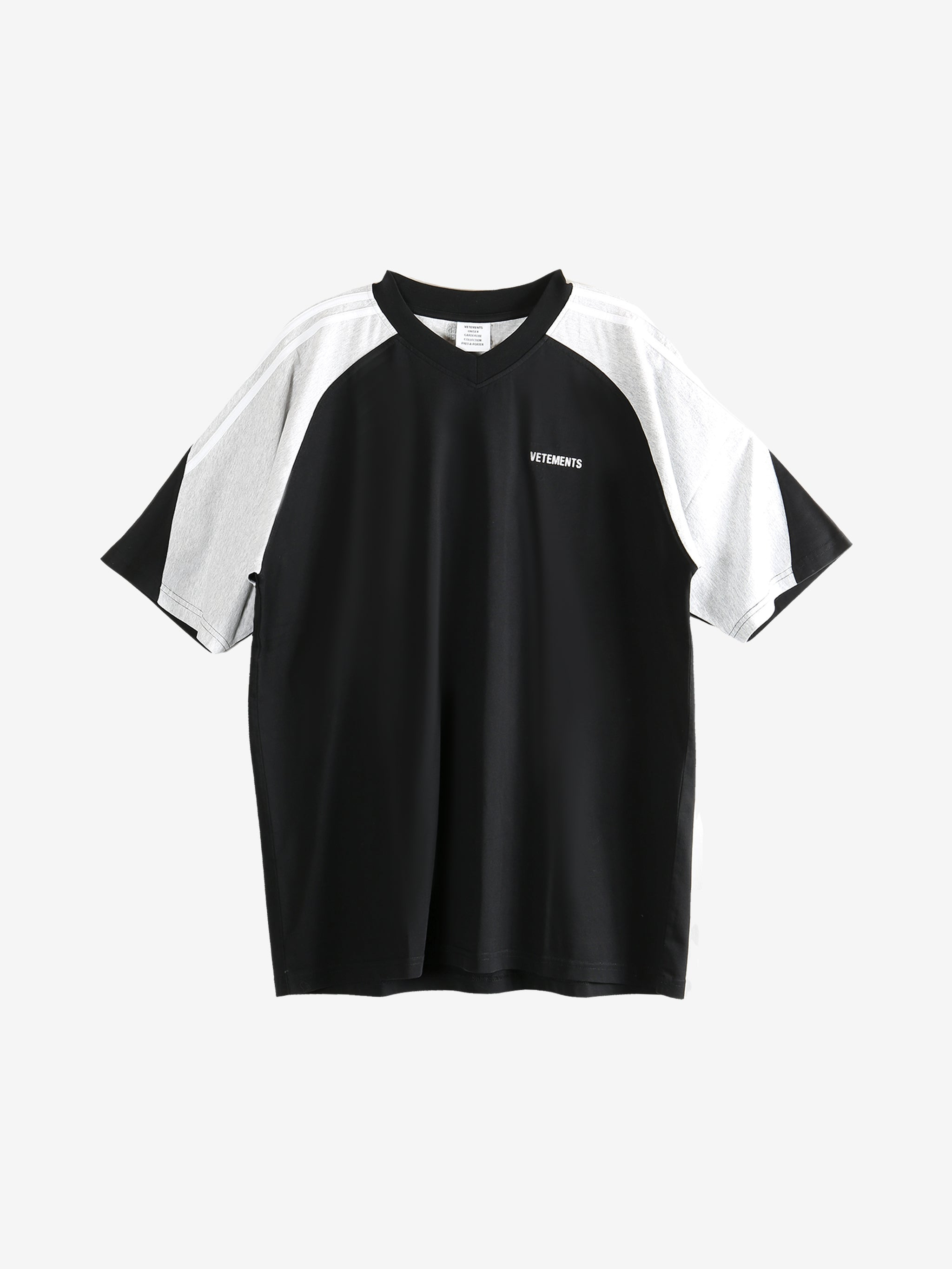 VETEMENTS - Men Cut-Up V-Neck T-Shirt - 4
