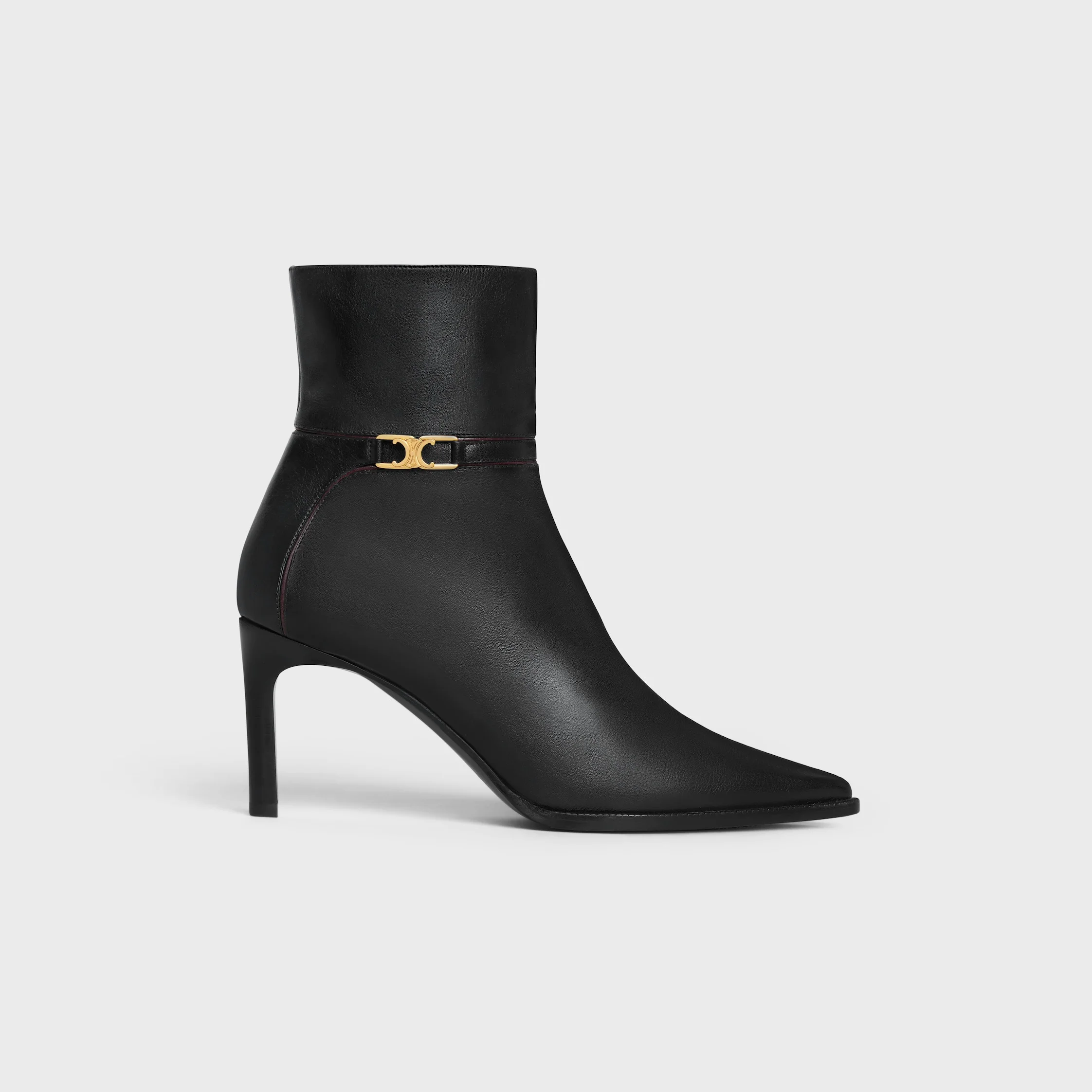 CELINE VERNEUIL ANKLE BOOT WITH TRIOMPHE in CALFSKIN - 1