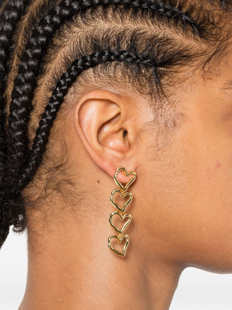 maje heart-shaped earrings outlook