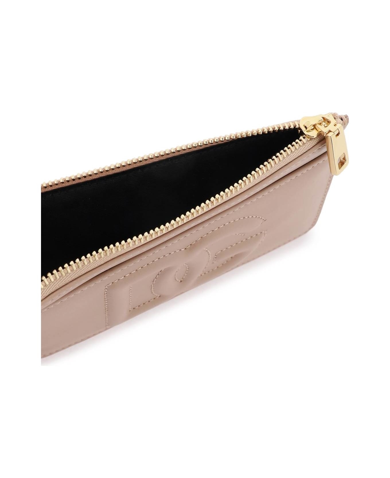 Dg Logo Leather Card Holder - 2