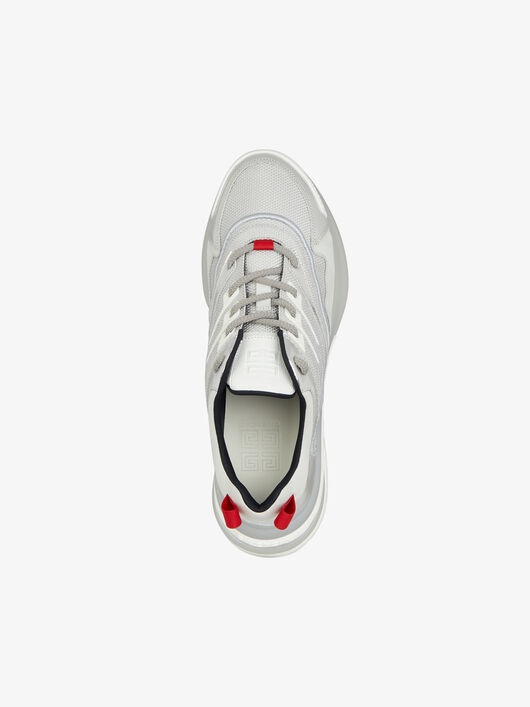 GIV 1 SNEAKERS IN METALLIZED EFFECT LEATHER AND MESH - 5