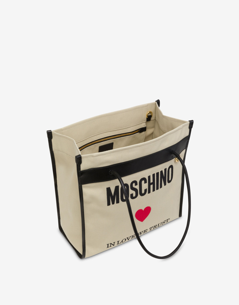 IN LOVE WE TRUST CANVAS SHOPPER 3