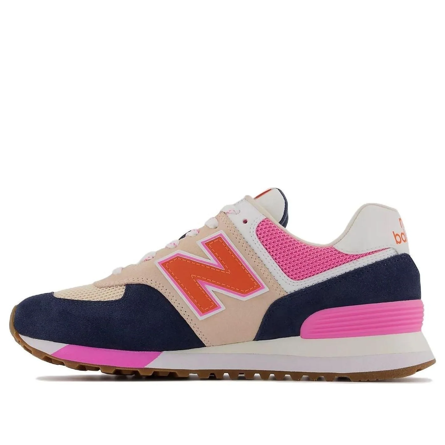 (WMNS) New Balance 574 v2 'Cream Orange Pink' WL574PH2 - 1