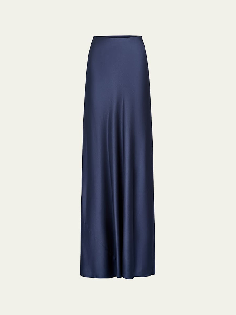 Satin Maxi Skirt 1