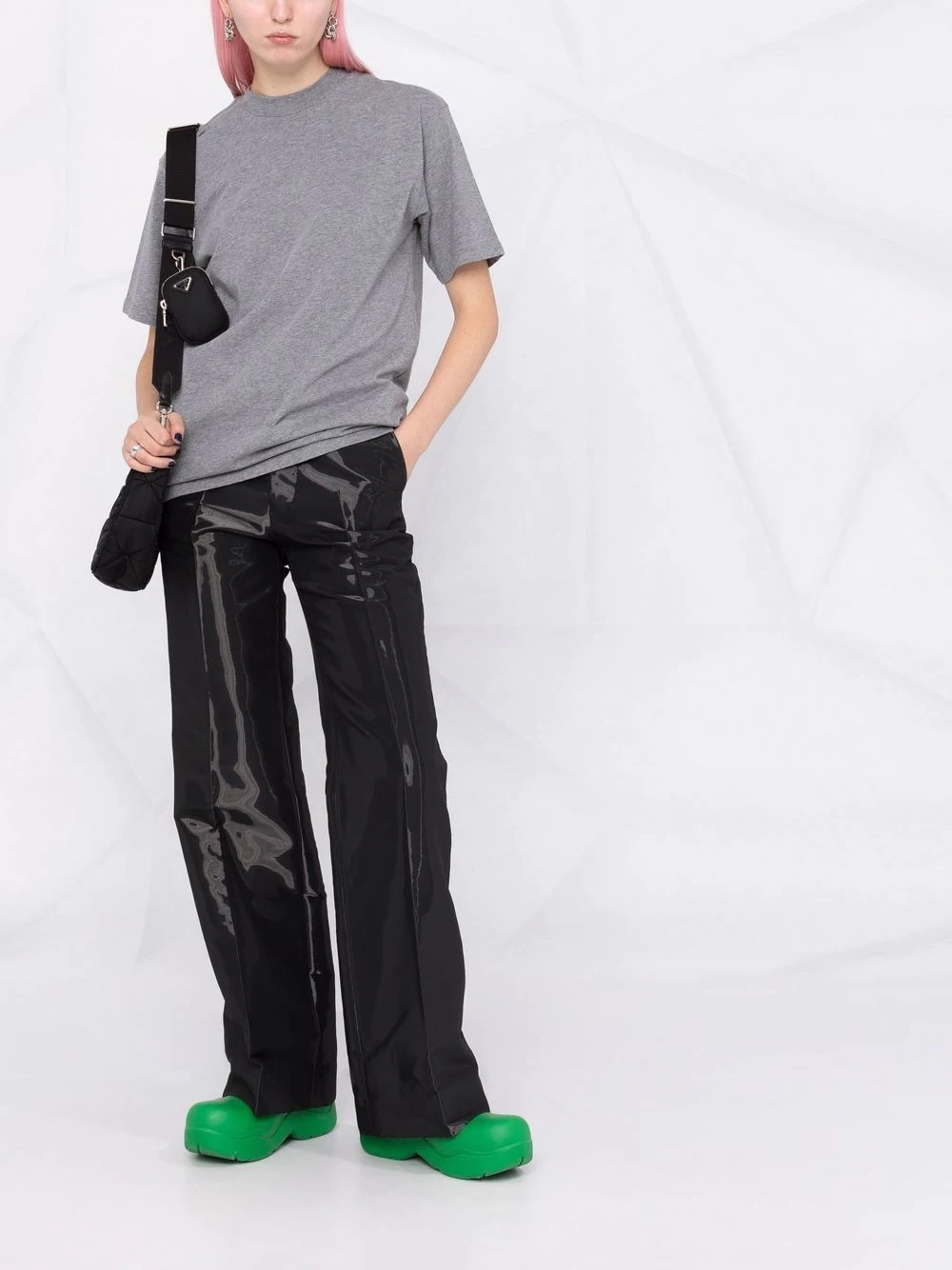 Diag-print T-shirt - 2