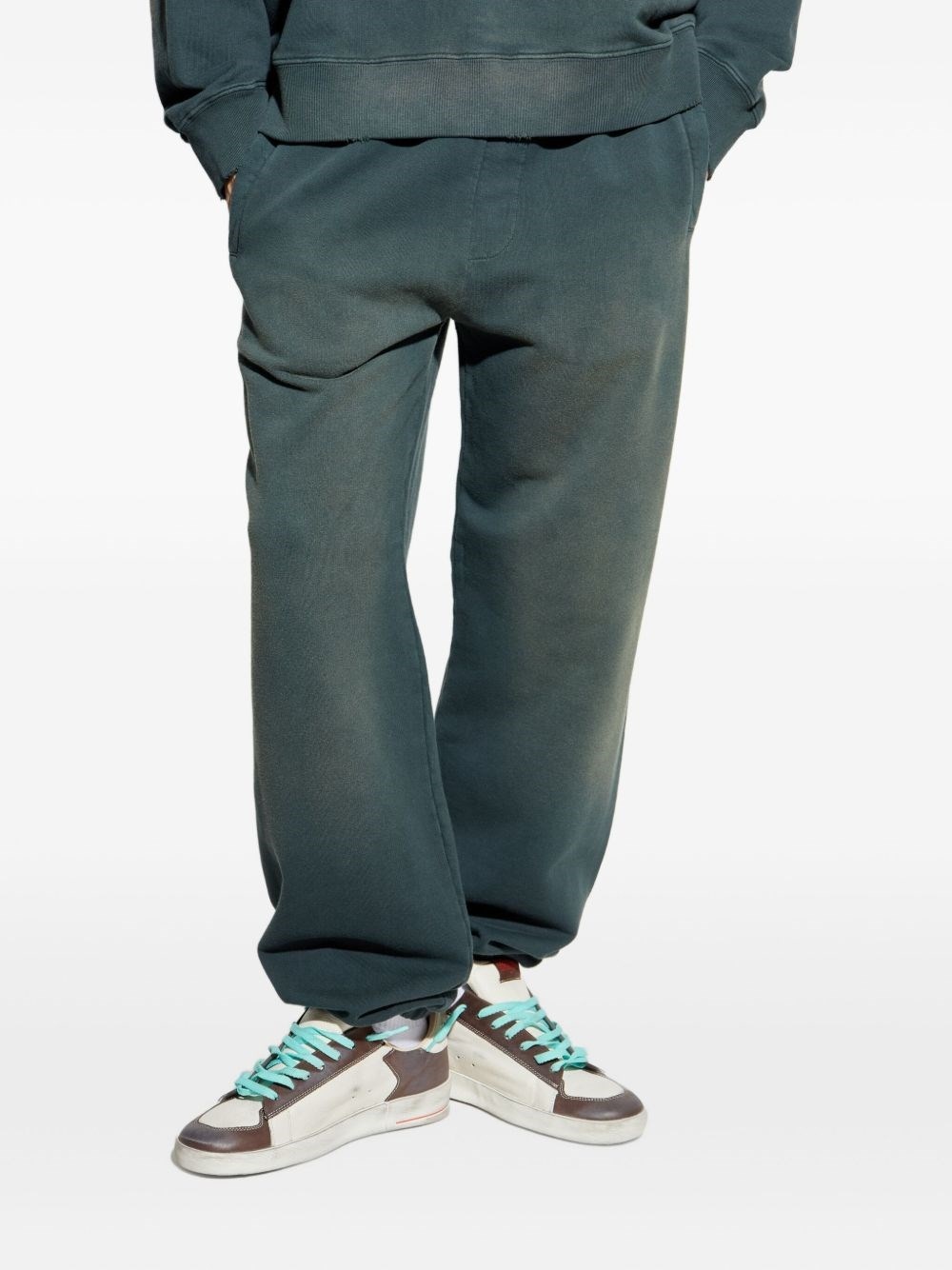Logo cotton sweatpants - 3